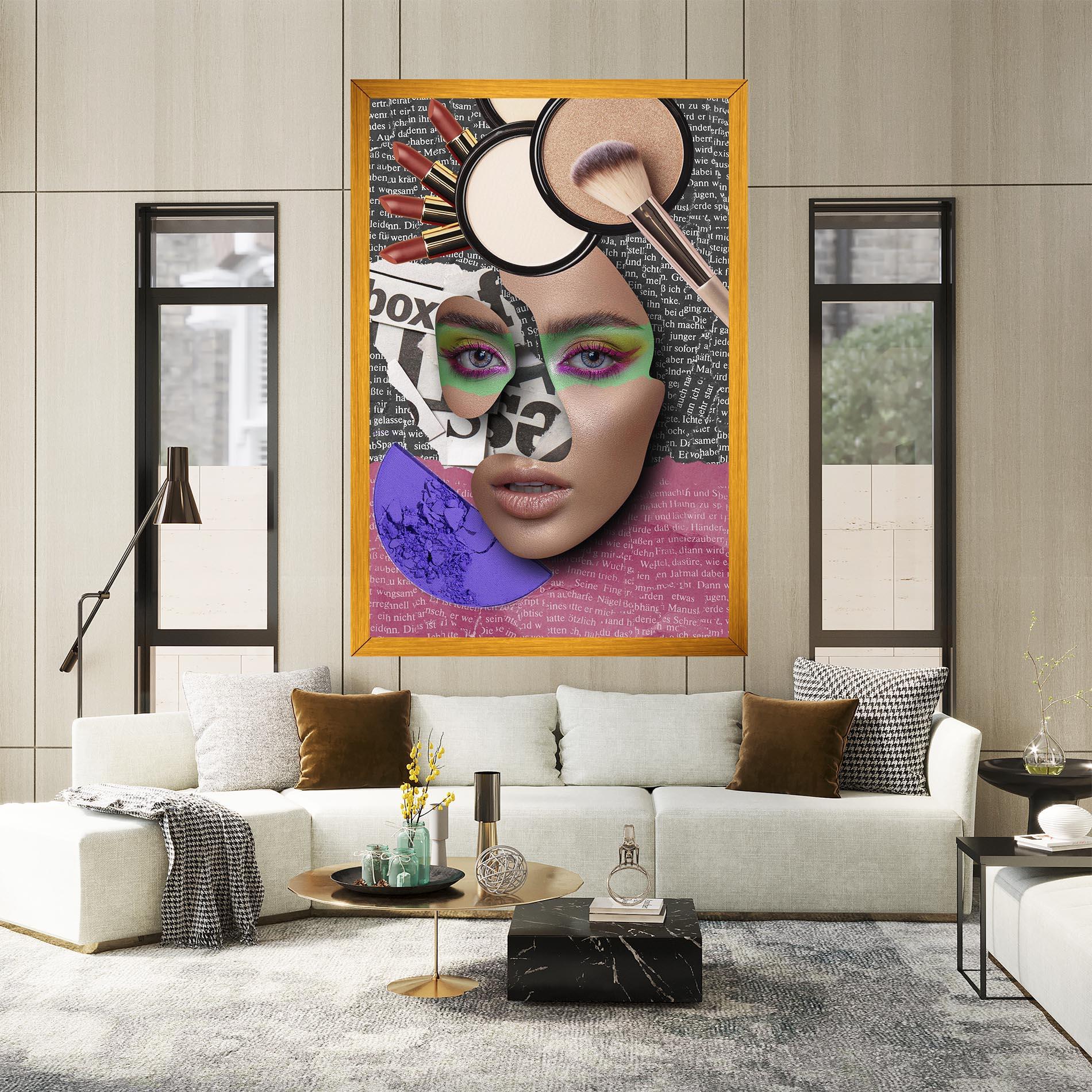 Tablou Canvas Makeup Collage mockup 2