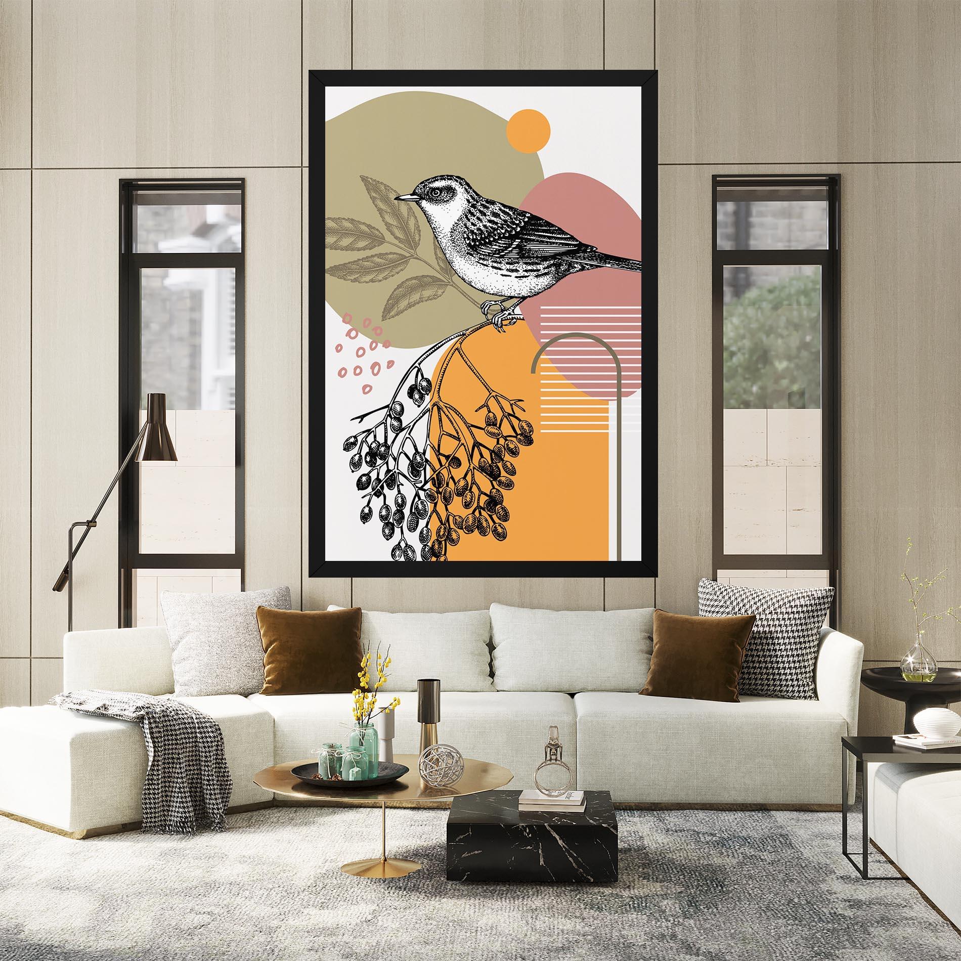 Tablou Canvas Bird Collage mockup 2