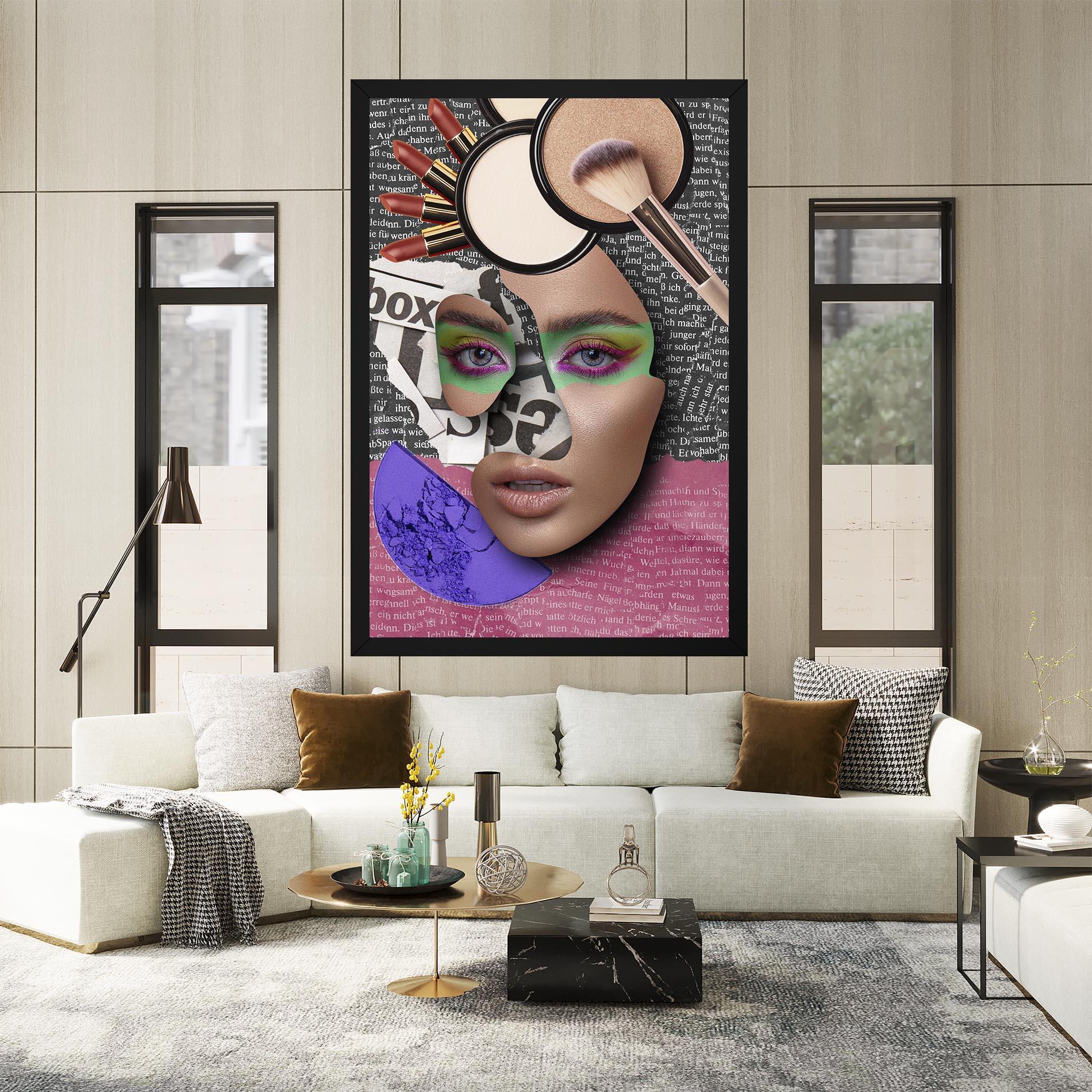 Tablou Canvas Makeup Collage mockup 2