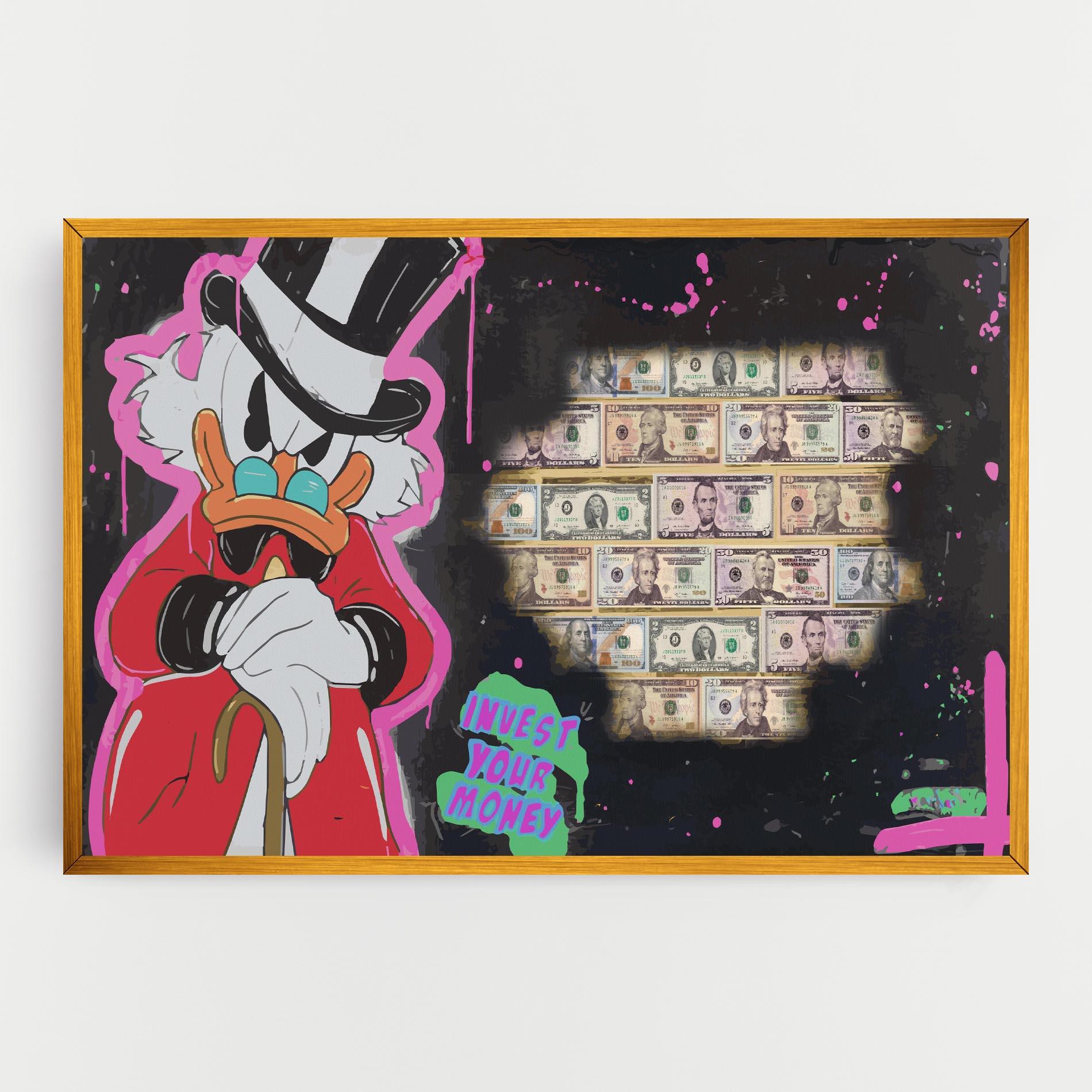 Tablou Canvas Money Advice mockup 0