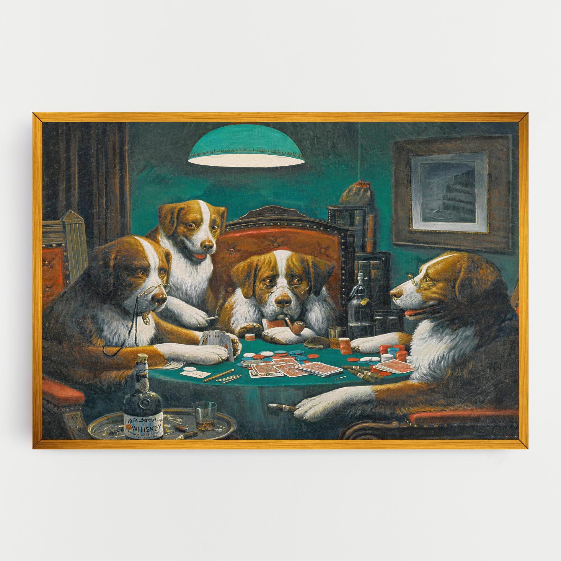 Tablou Canvas Poker Game mockup 0