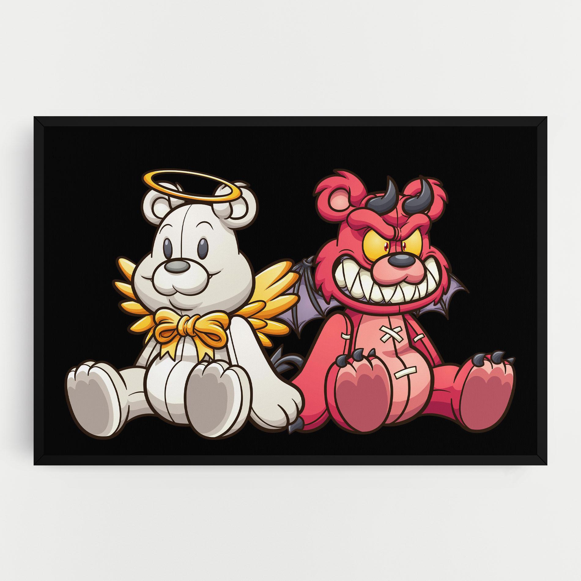 Tablou Canvas Angel Bear mockup 0