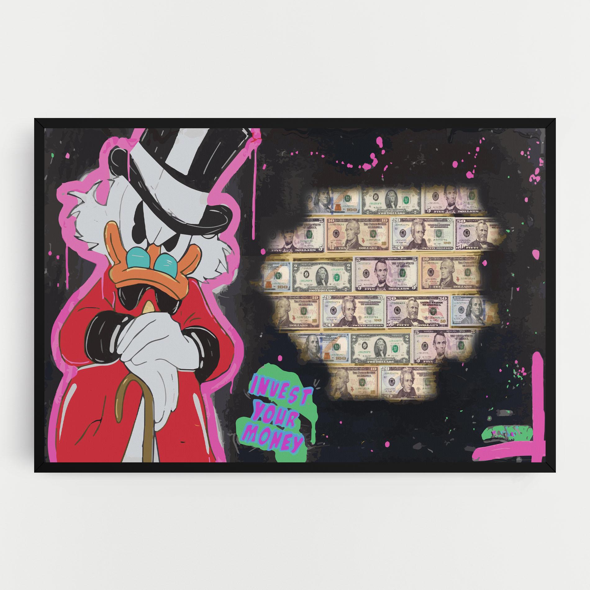 Tablou Canvas Money Advice mockup 0