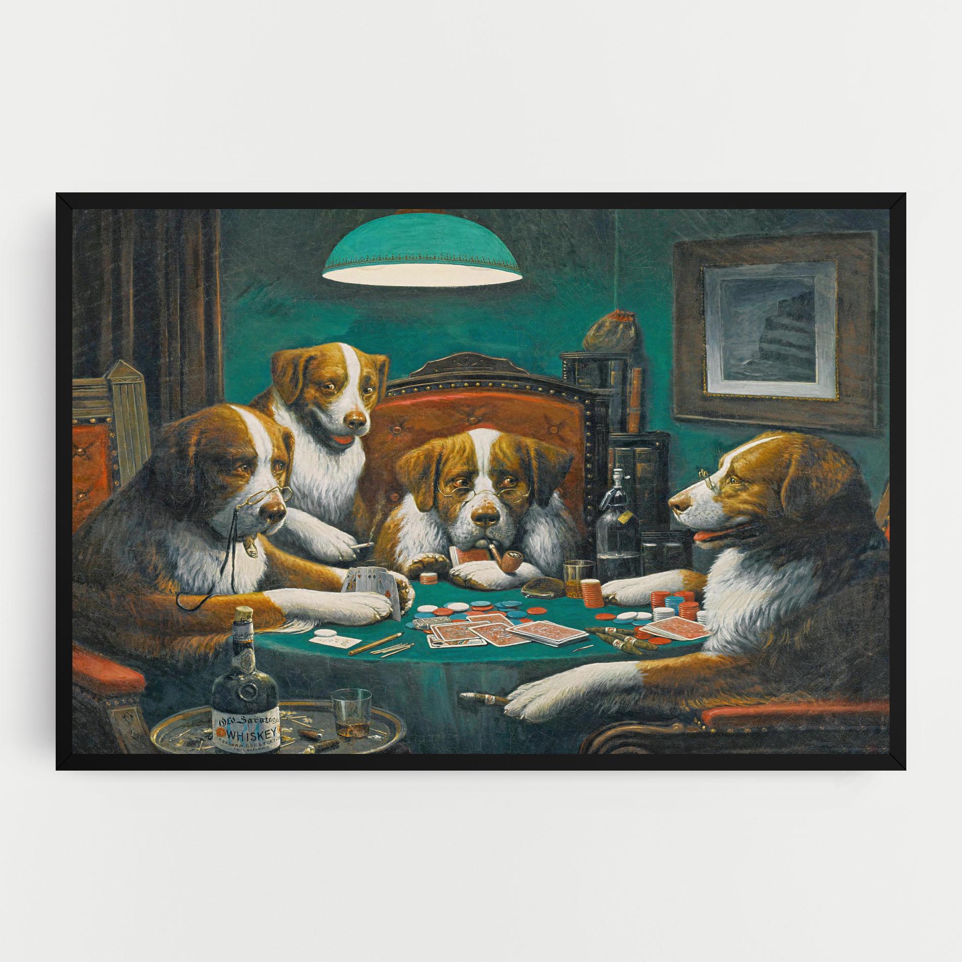 Tablou Canvas Poker Game mockup 0