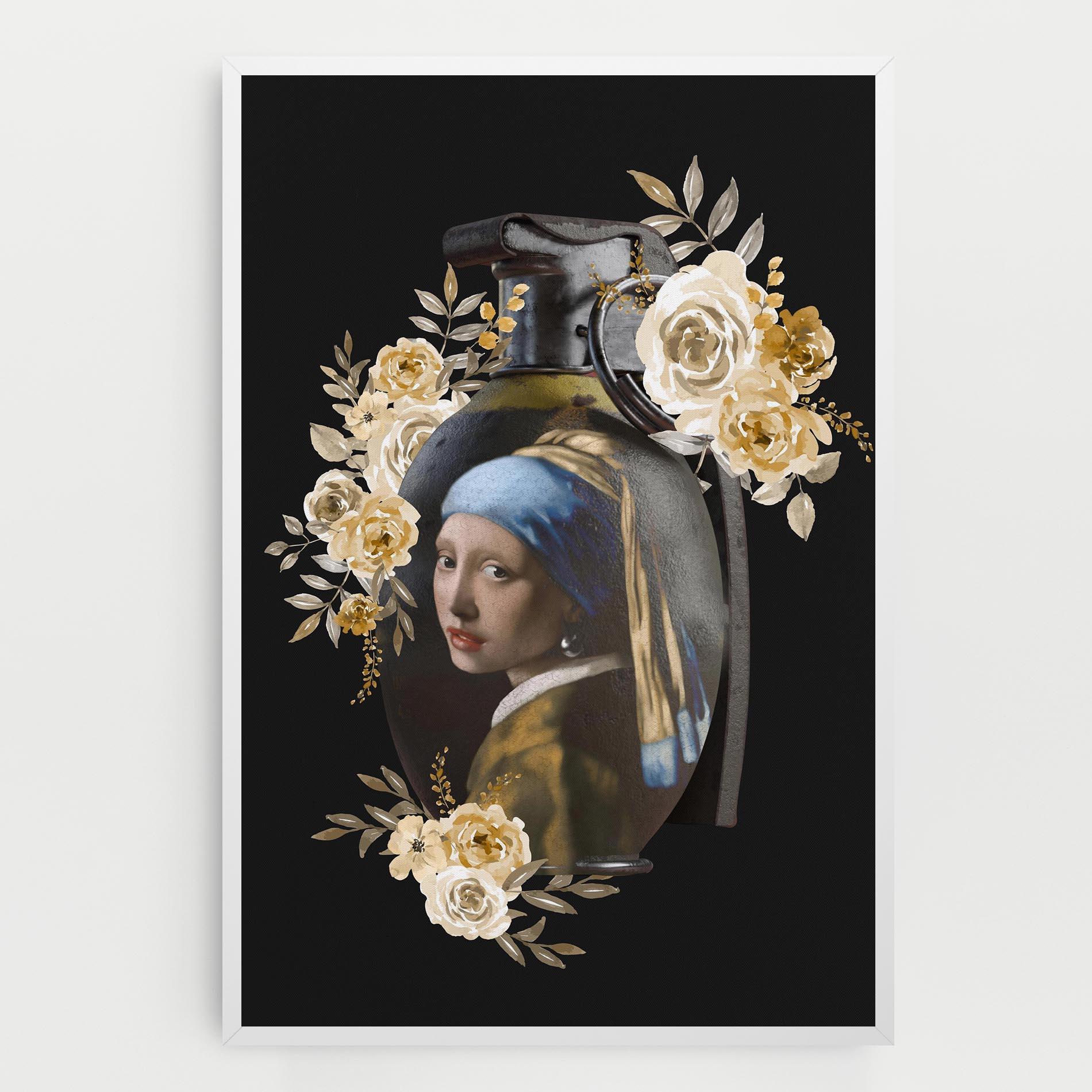 Tablou Canvas A Girl Is A Grenade mockup 0