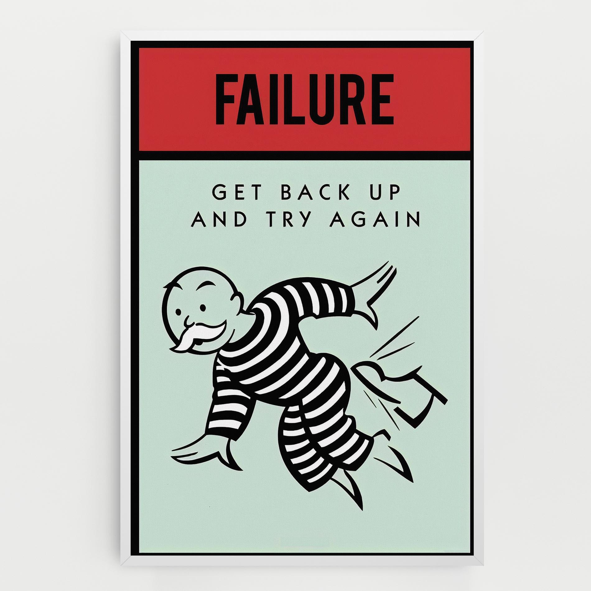 Tablou Canvas FAILURE mockup 0