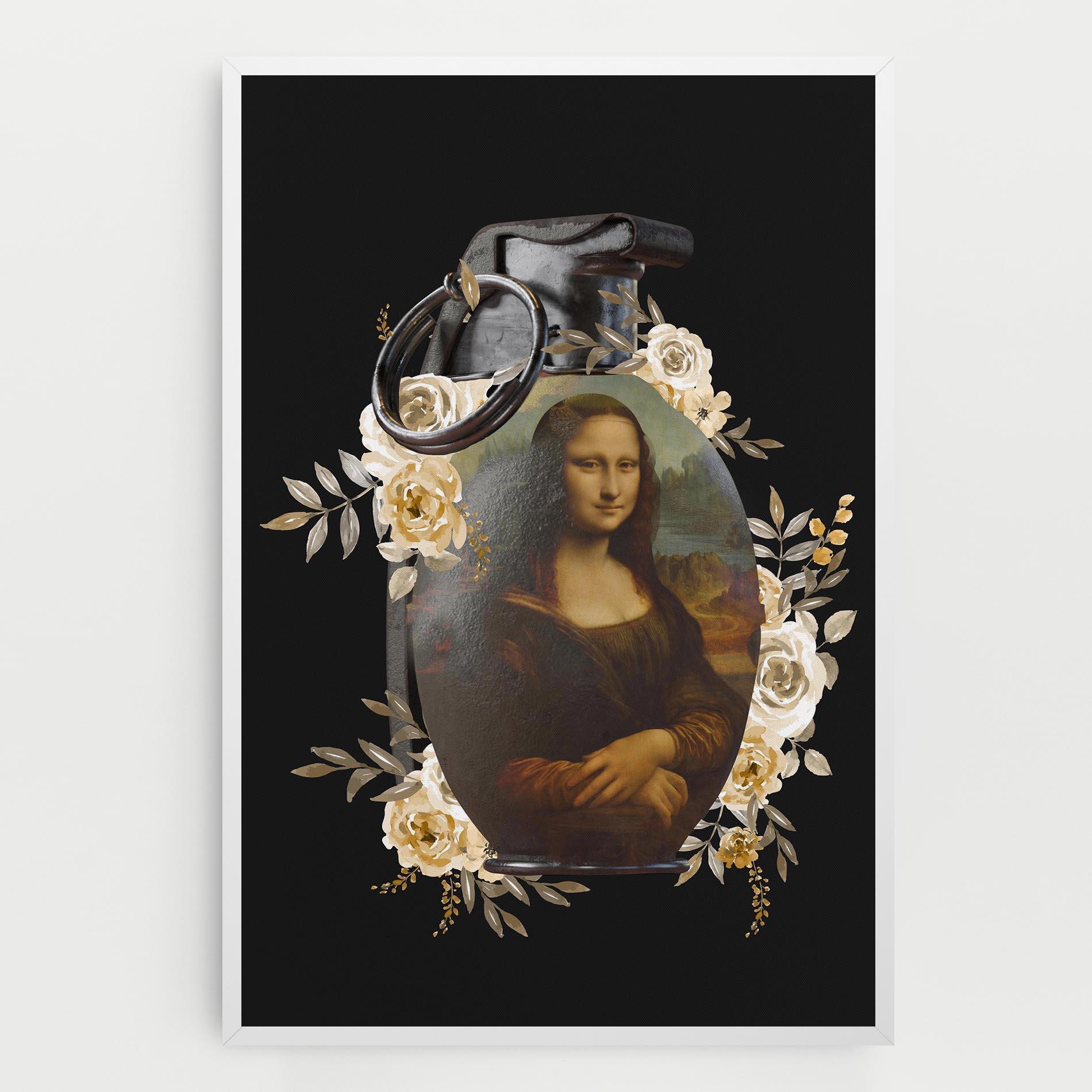 Tablou Canvas Monalisa Bomb mockup 0