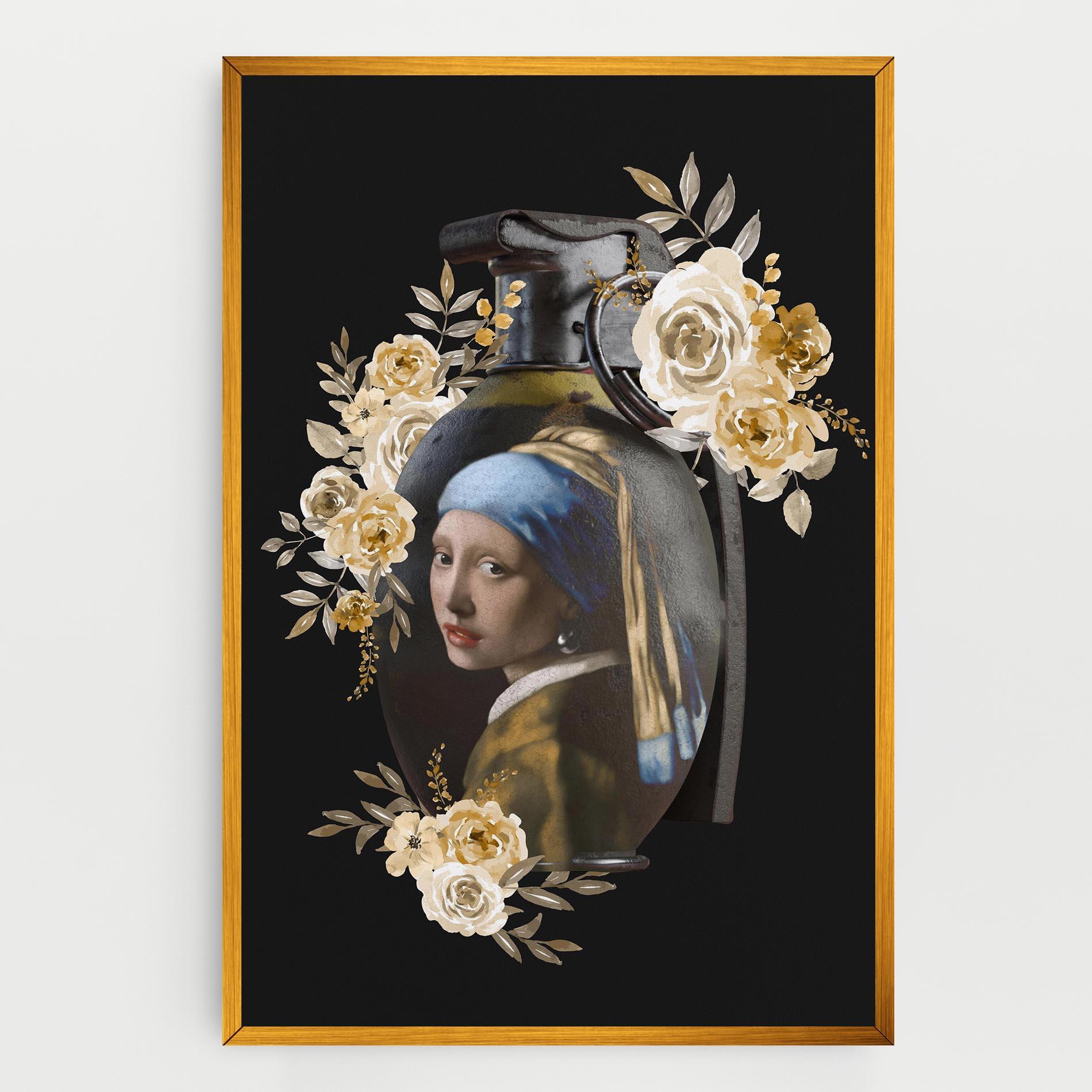 Tablou Canvas A Girl Is A Grenade mockup 0