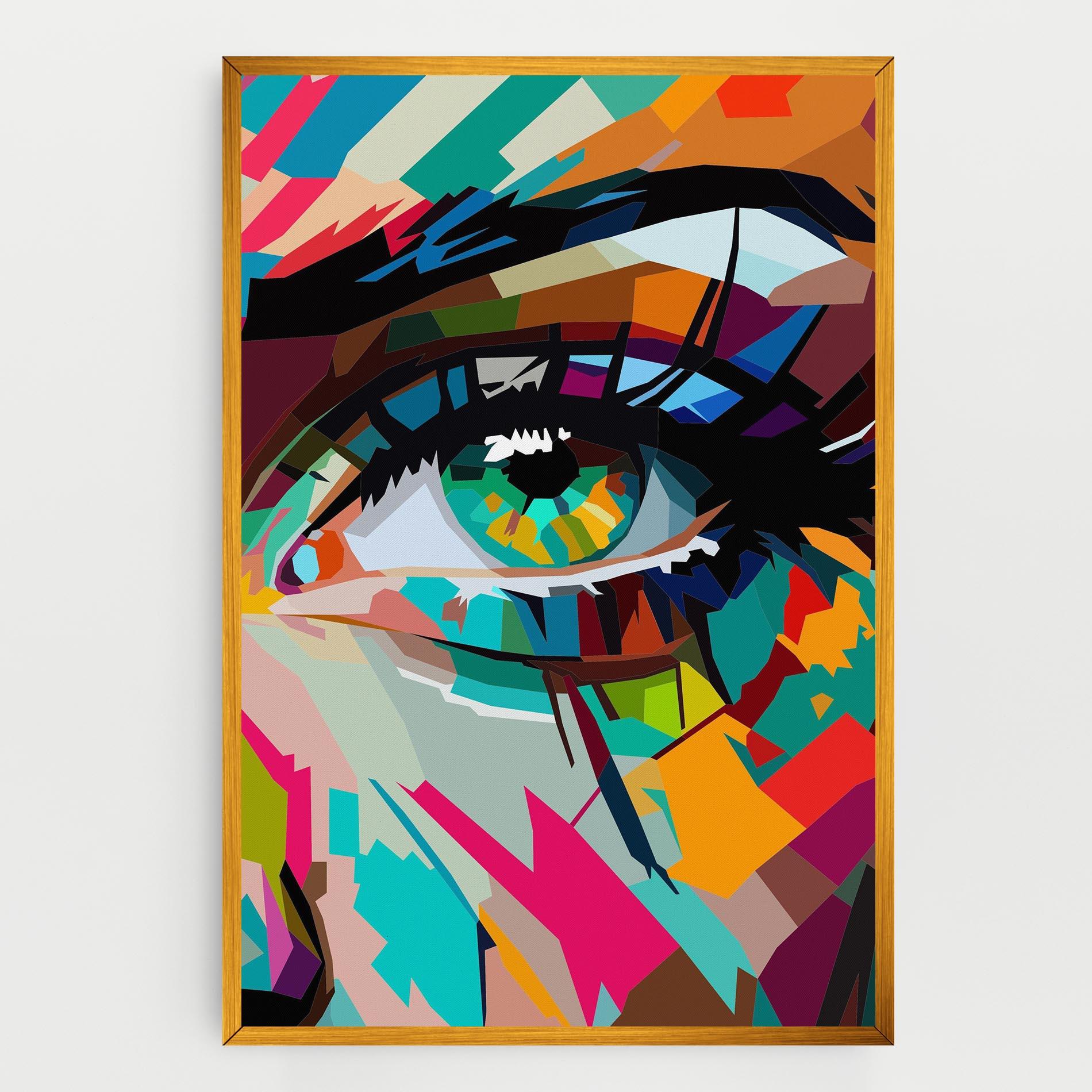 Tablou Canvas Colorful Eye mockup 0