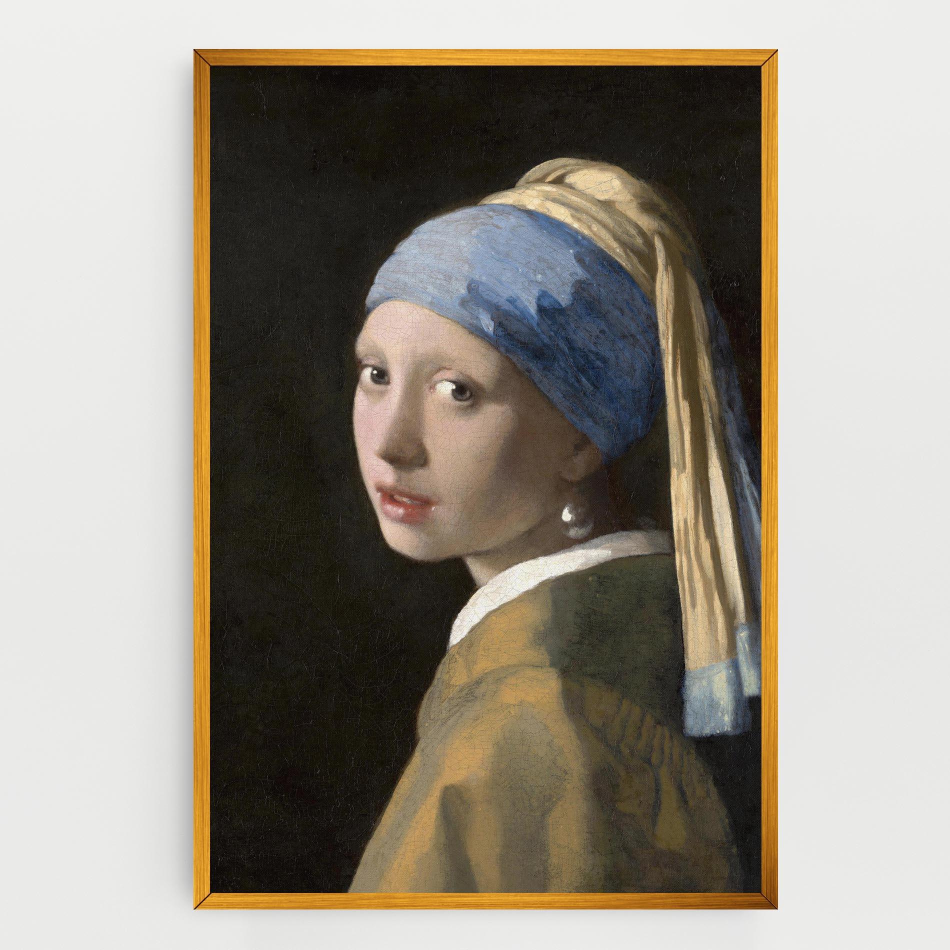 Tablou Canvas Girl With A Pearl mockup 0
