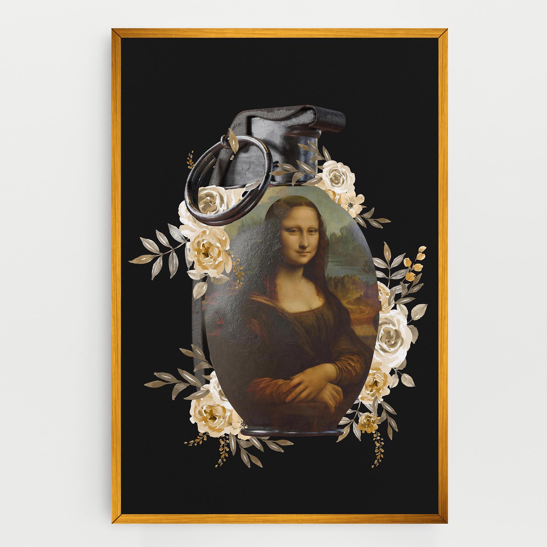 Tablou Canvas Monalisa Bomb mockup 0