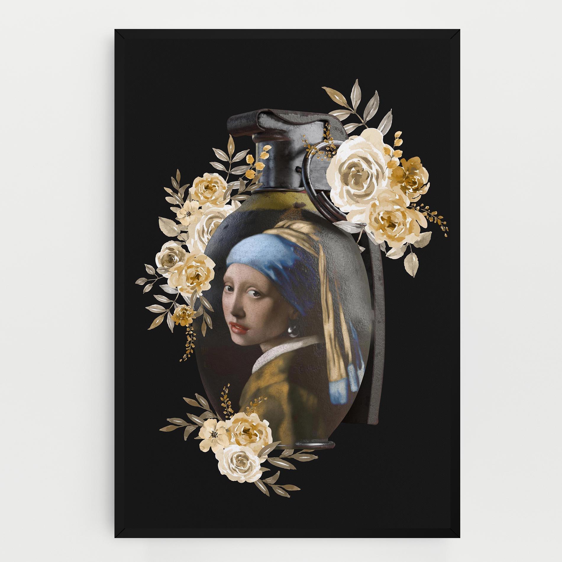 Tablou Canvas A Girl Is A Grenade mockup 0