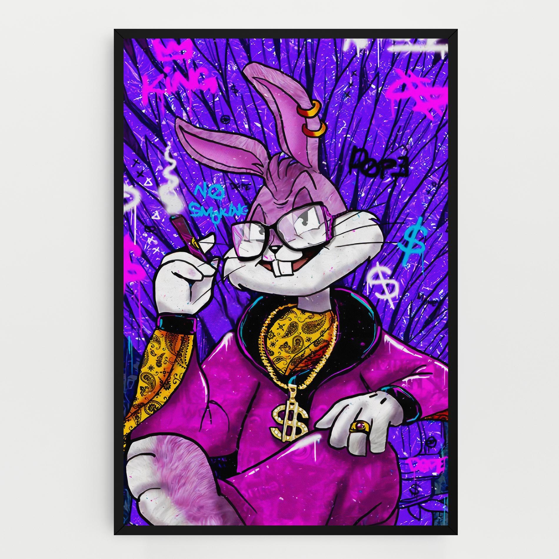 Tablou Canvas Boss Buny mockup 0