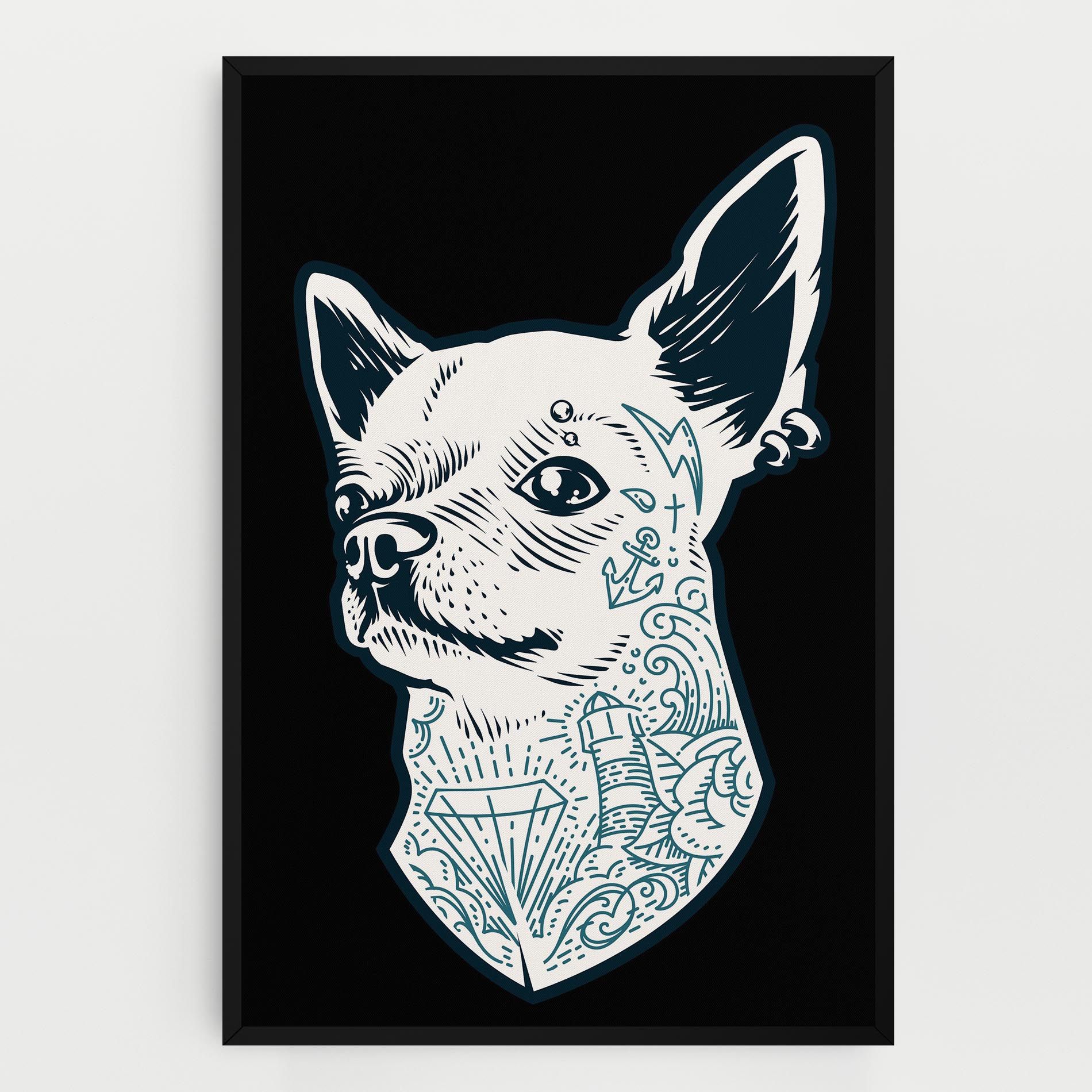 Chihuahua Tattoo mockup 0