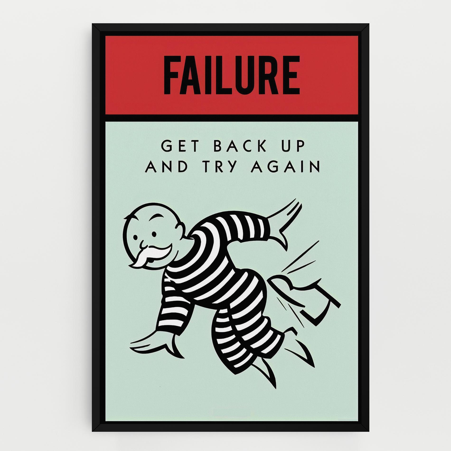 Tablou Canvas FAILURE mockup 0
