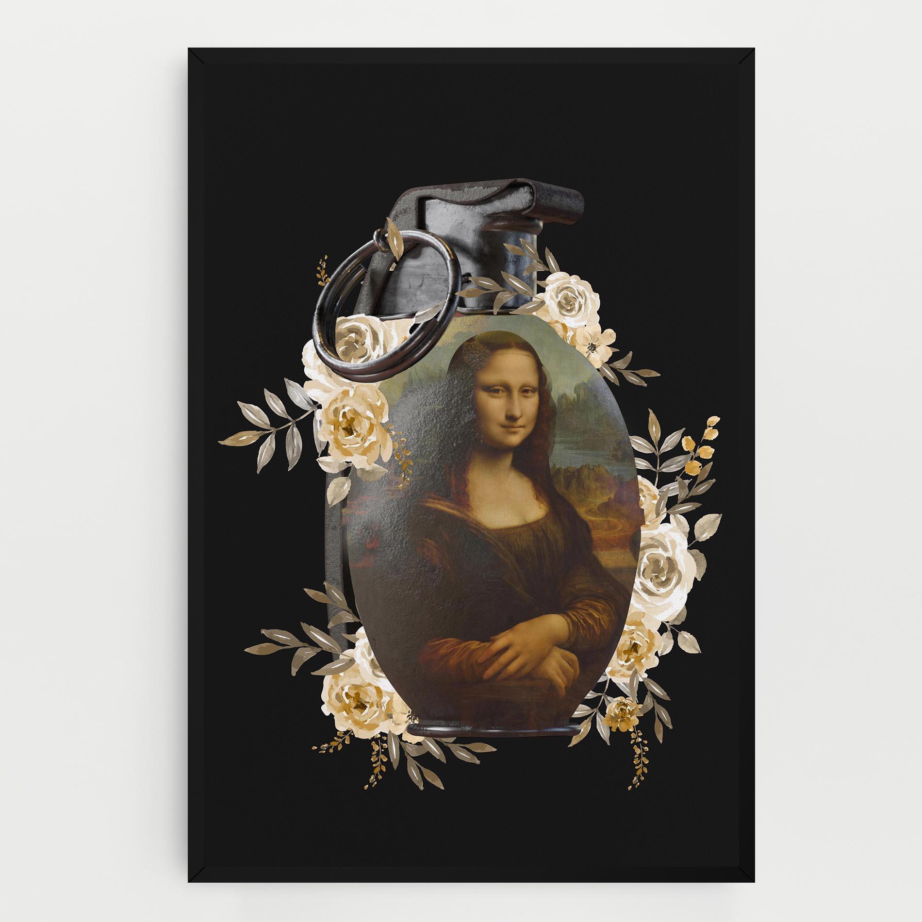 Tablou Canvas Monalisa Bomb mockup 0