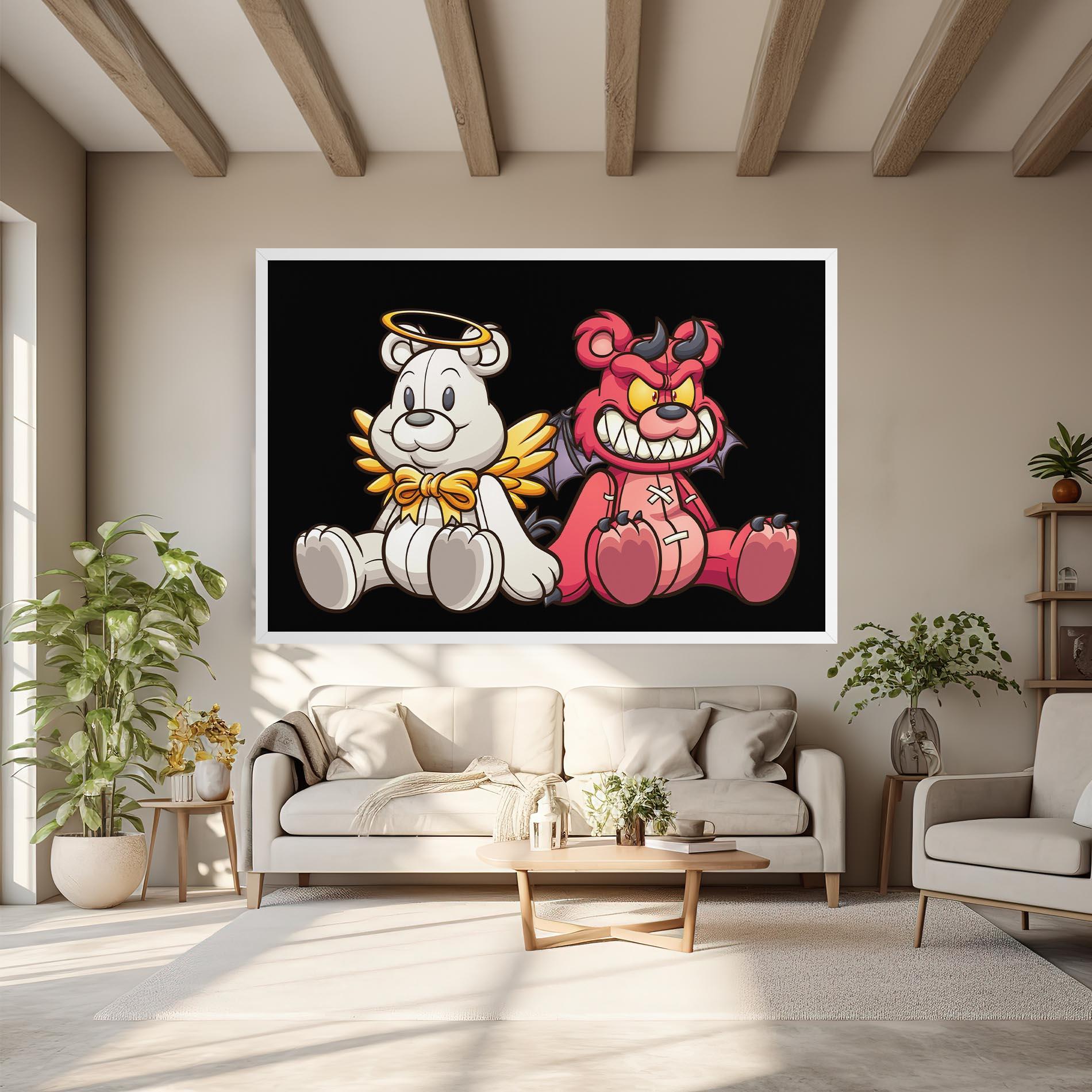 Tablou Canvas Angel Bear mockup 6