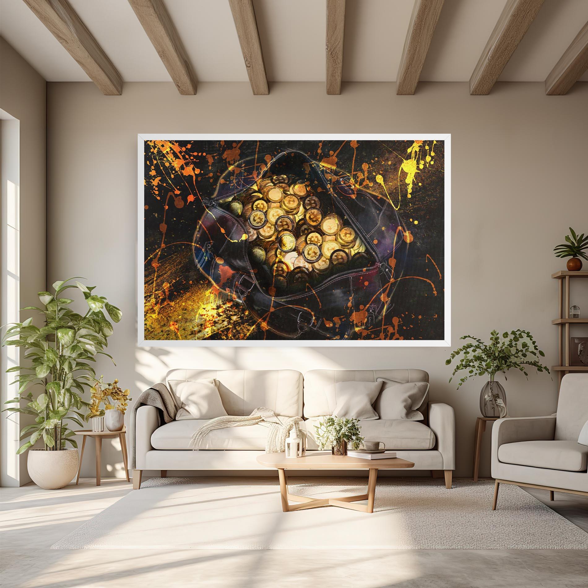 Tablou Canvas Crypto Rich mockup 6