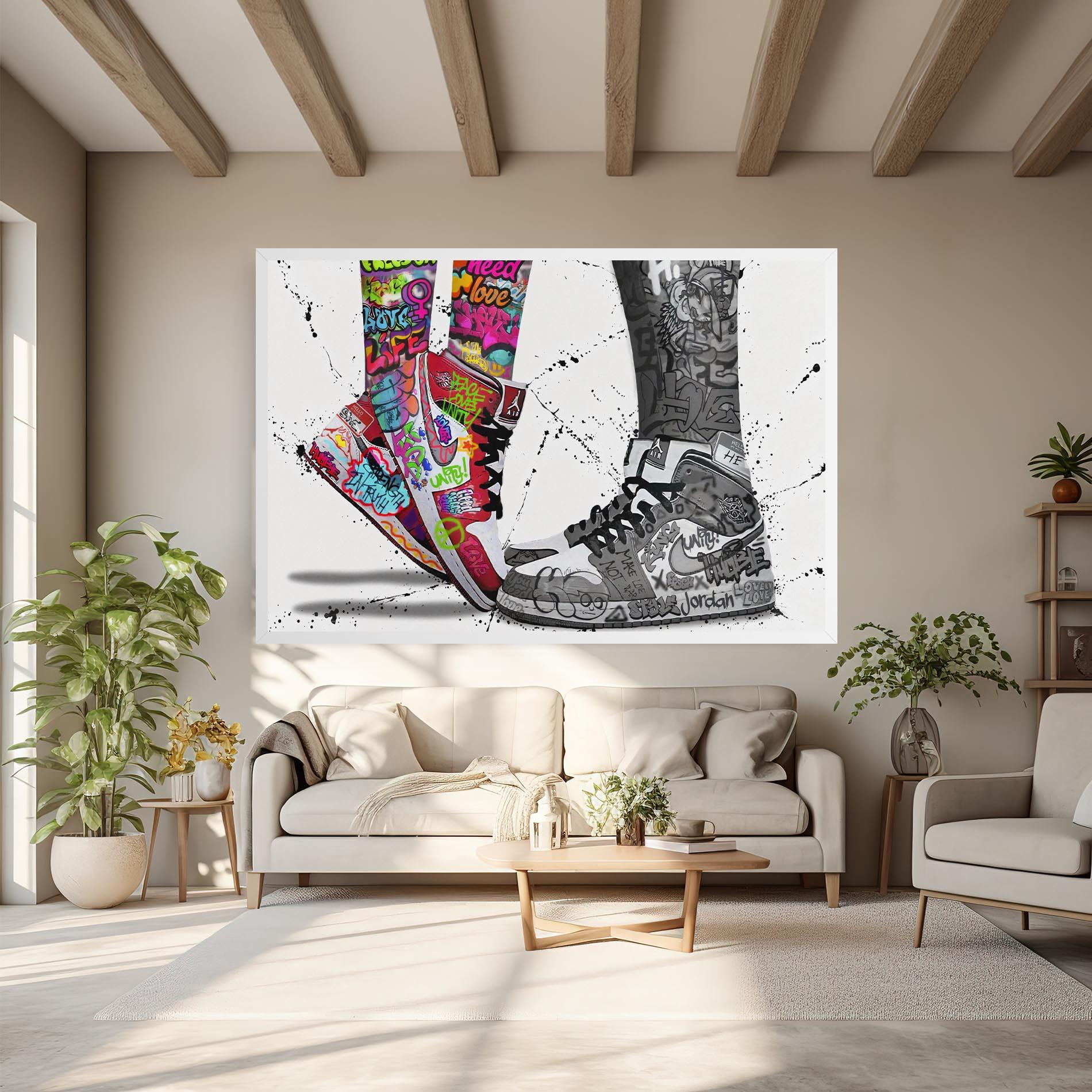 Tablou Canvas Love On My Toes mockup 6