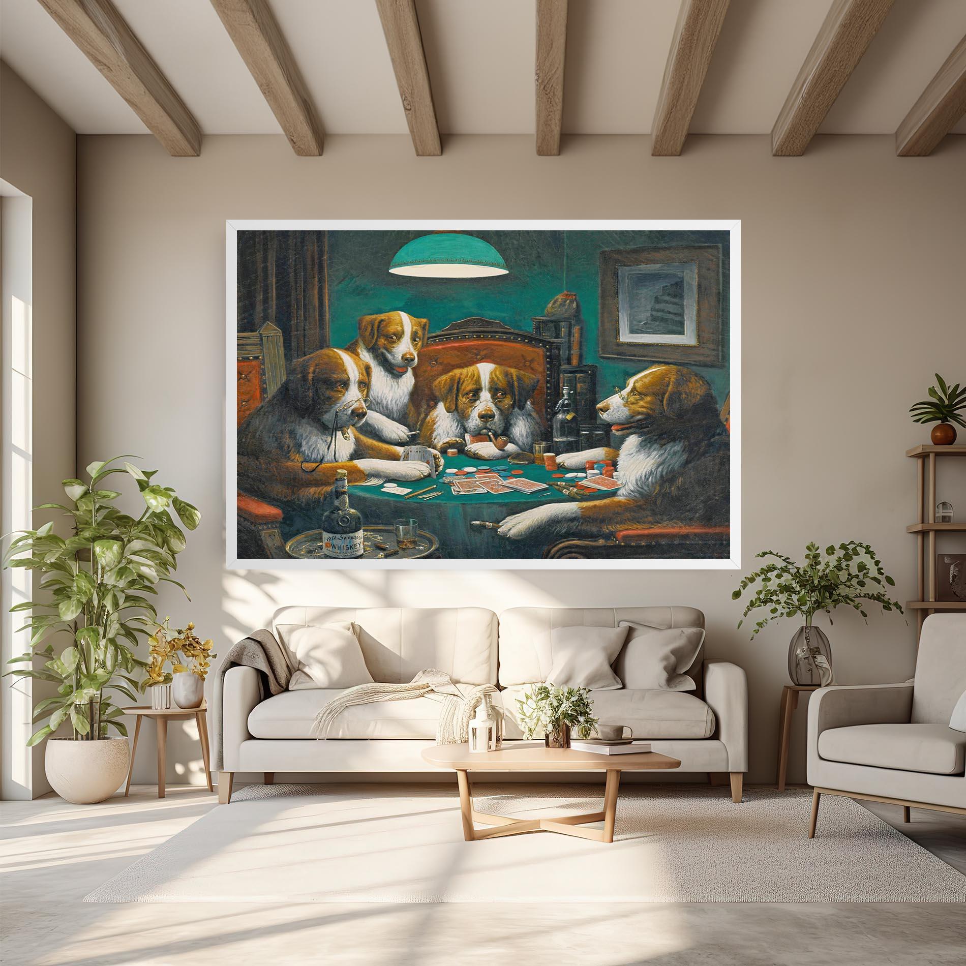 Tablou Canvas Poker Game mockup 6