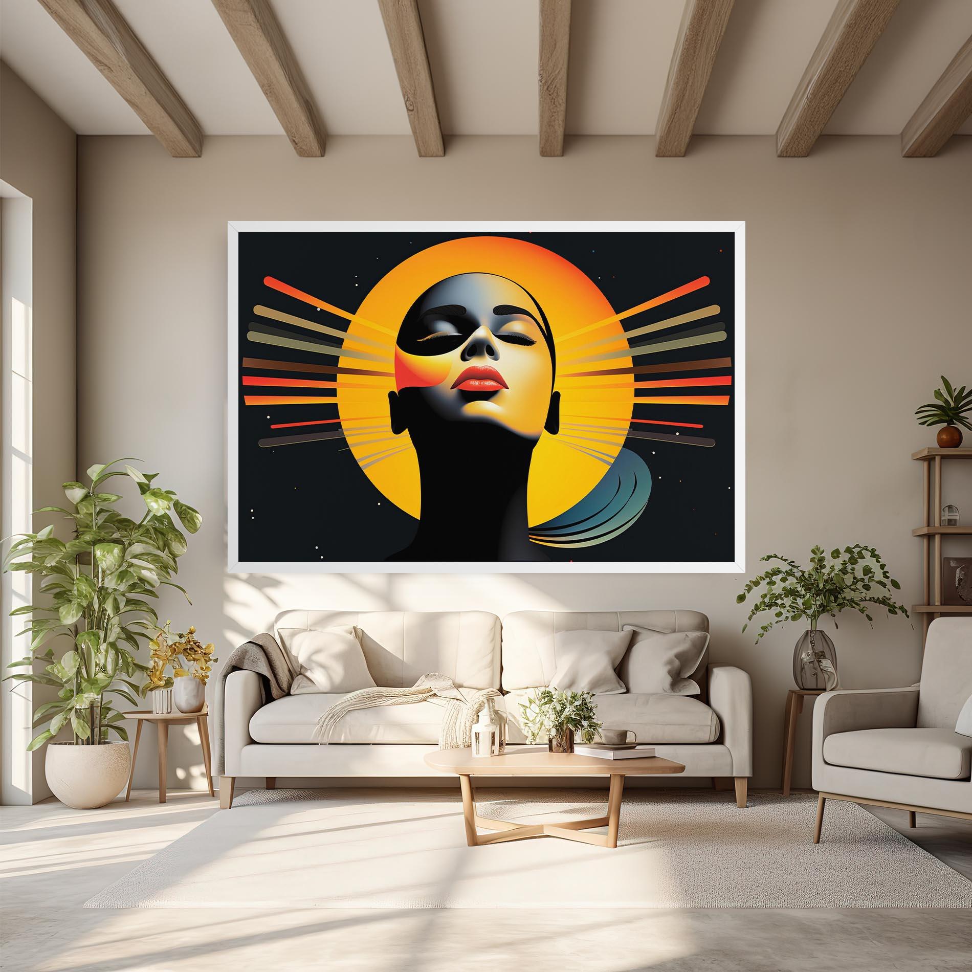 Tablou Canvas Synthetic Dreamy Profile mockup 6