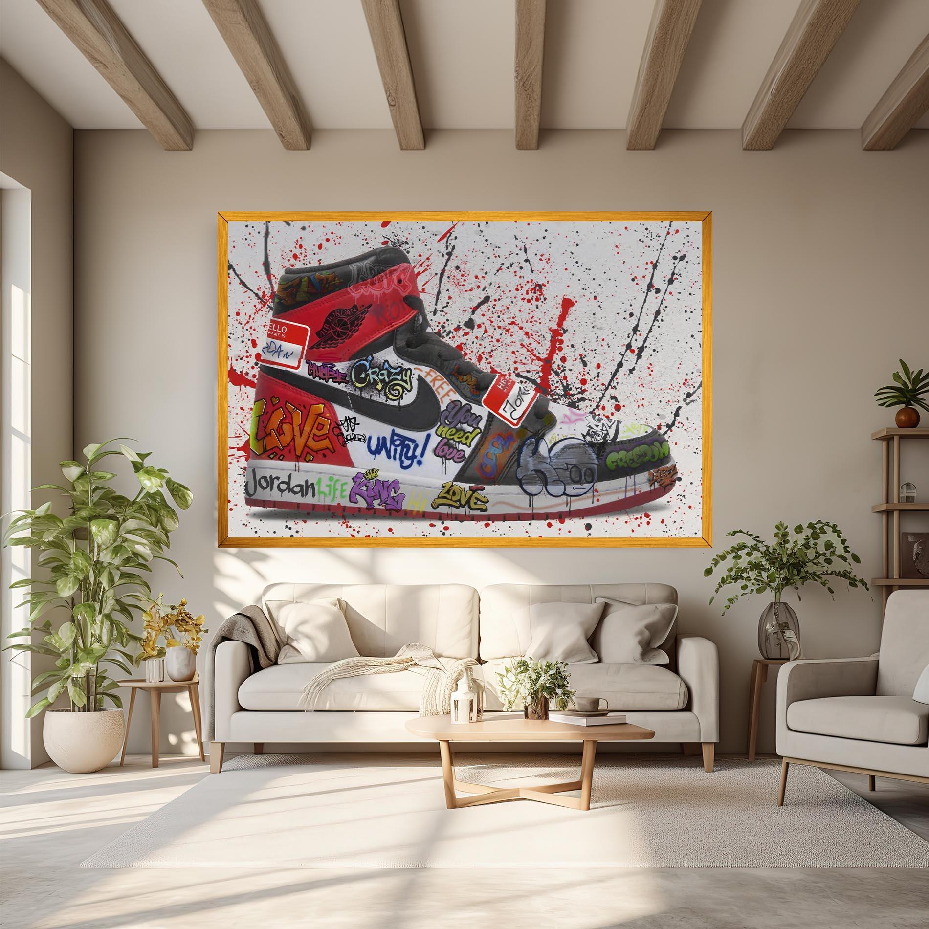 Tablou Canvas Jordan Drip mockup 6