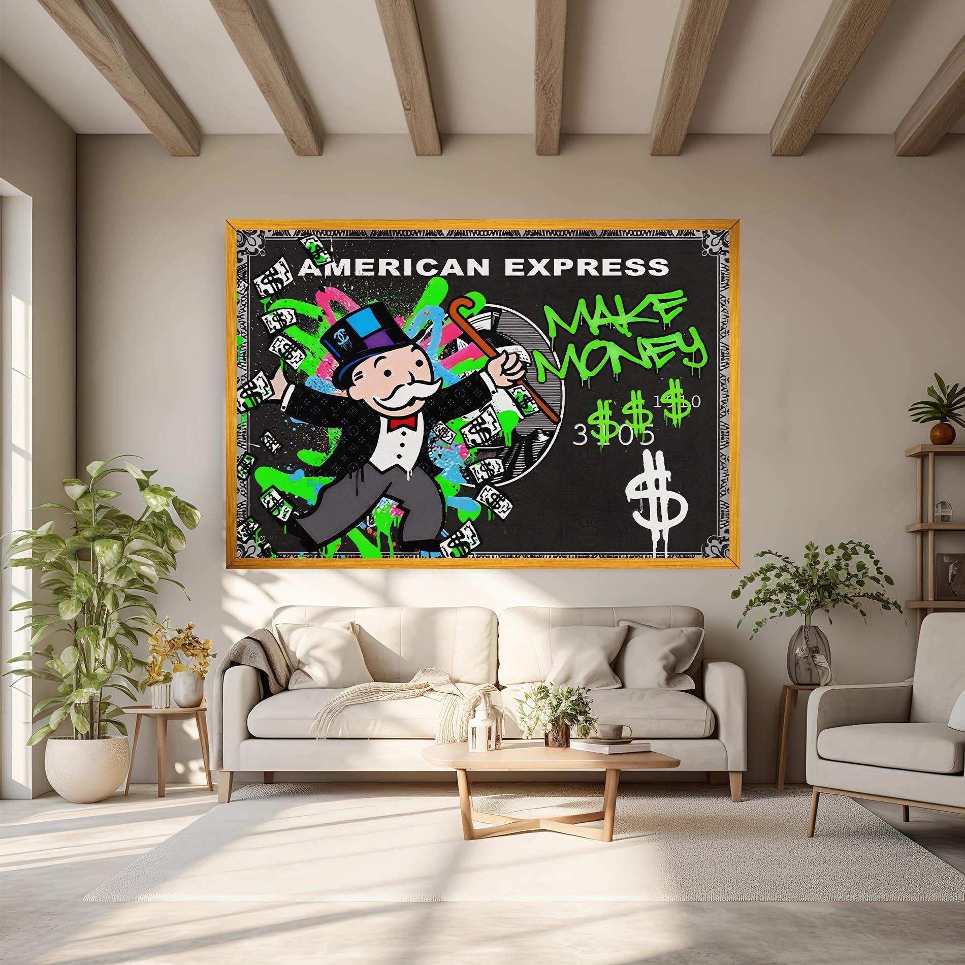 Tablou Canvas Make Money mockup 6