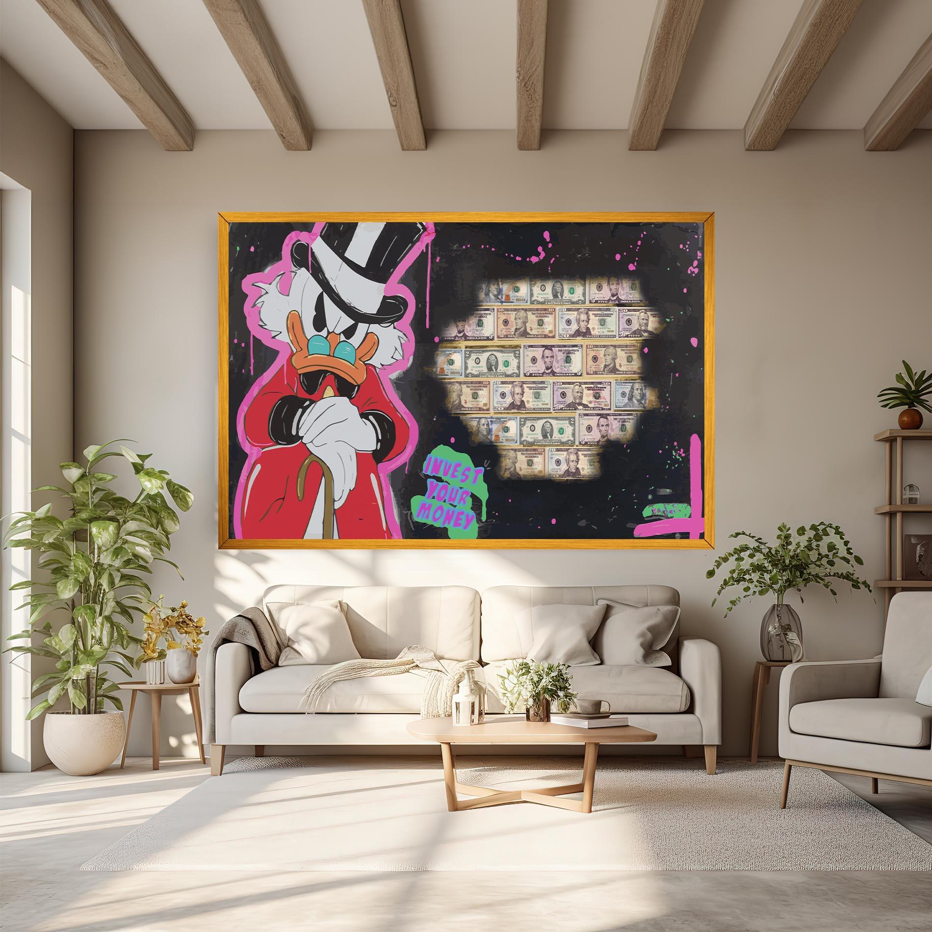 Tablou Canvas Money Advice mockup 6