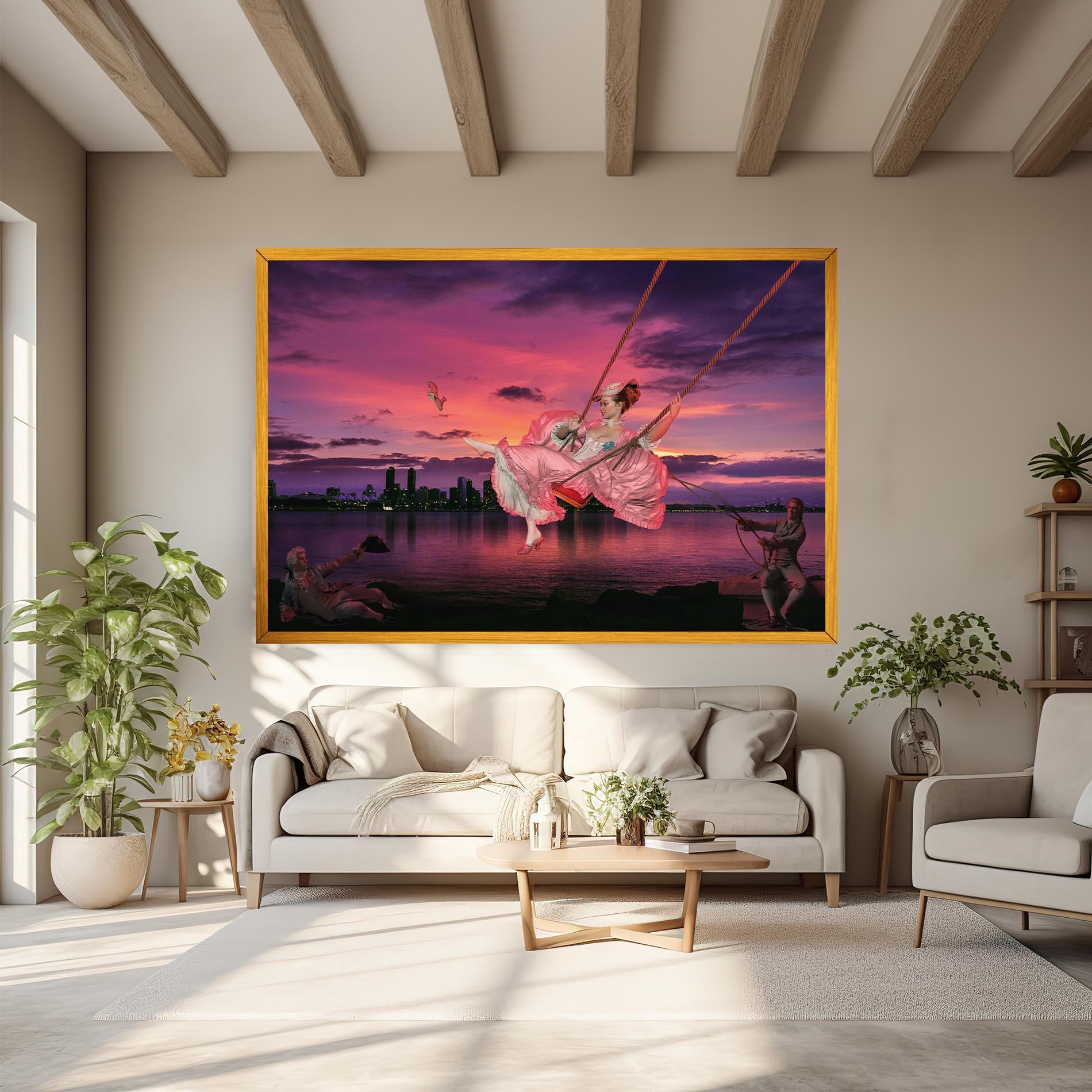 Tablou Canvas Once Upon A Sunset mockup 6