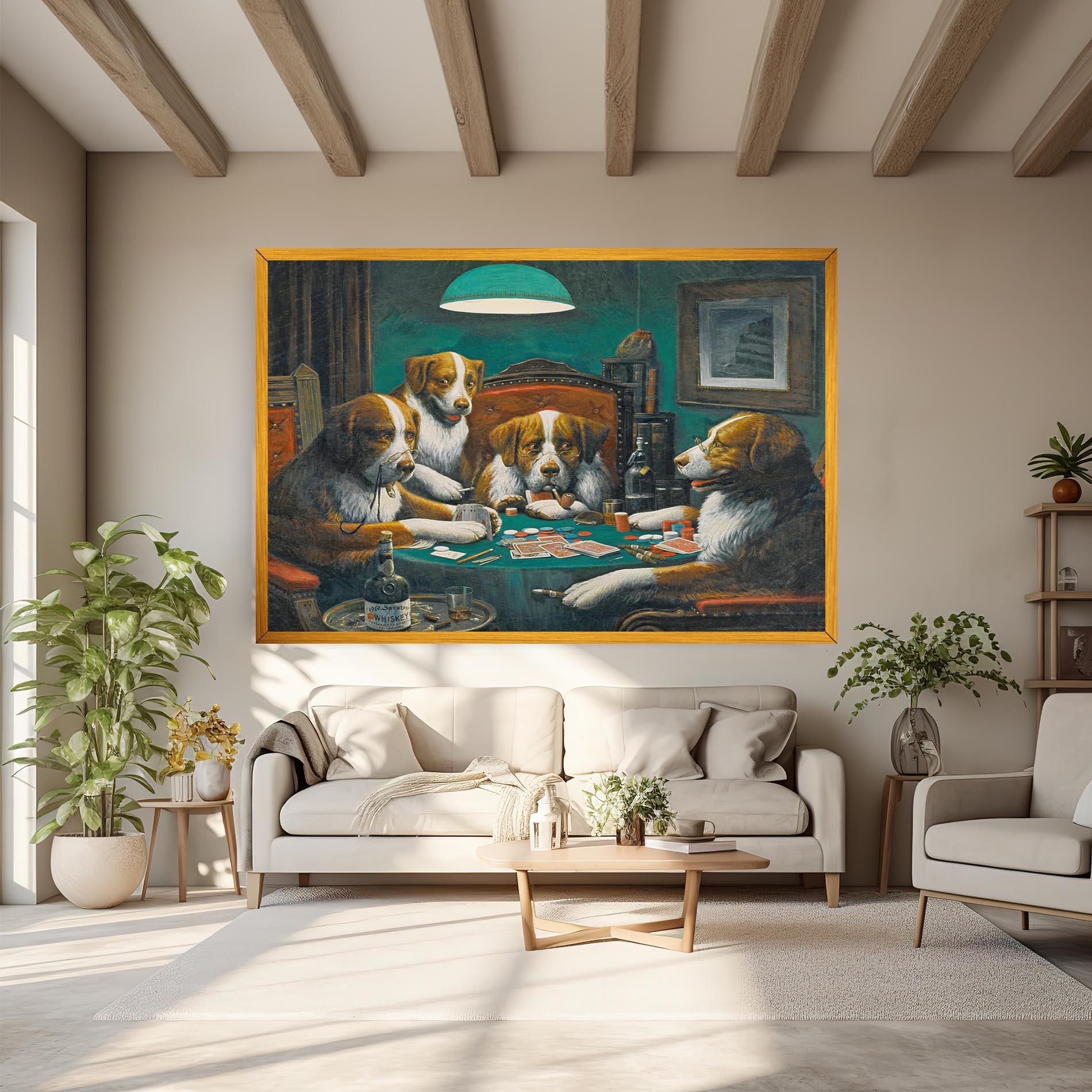 Tablou Canvas Poker Game mockup 6