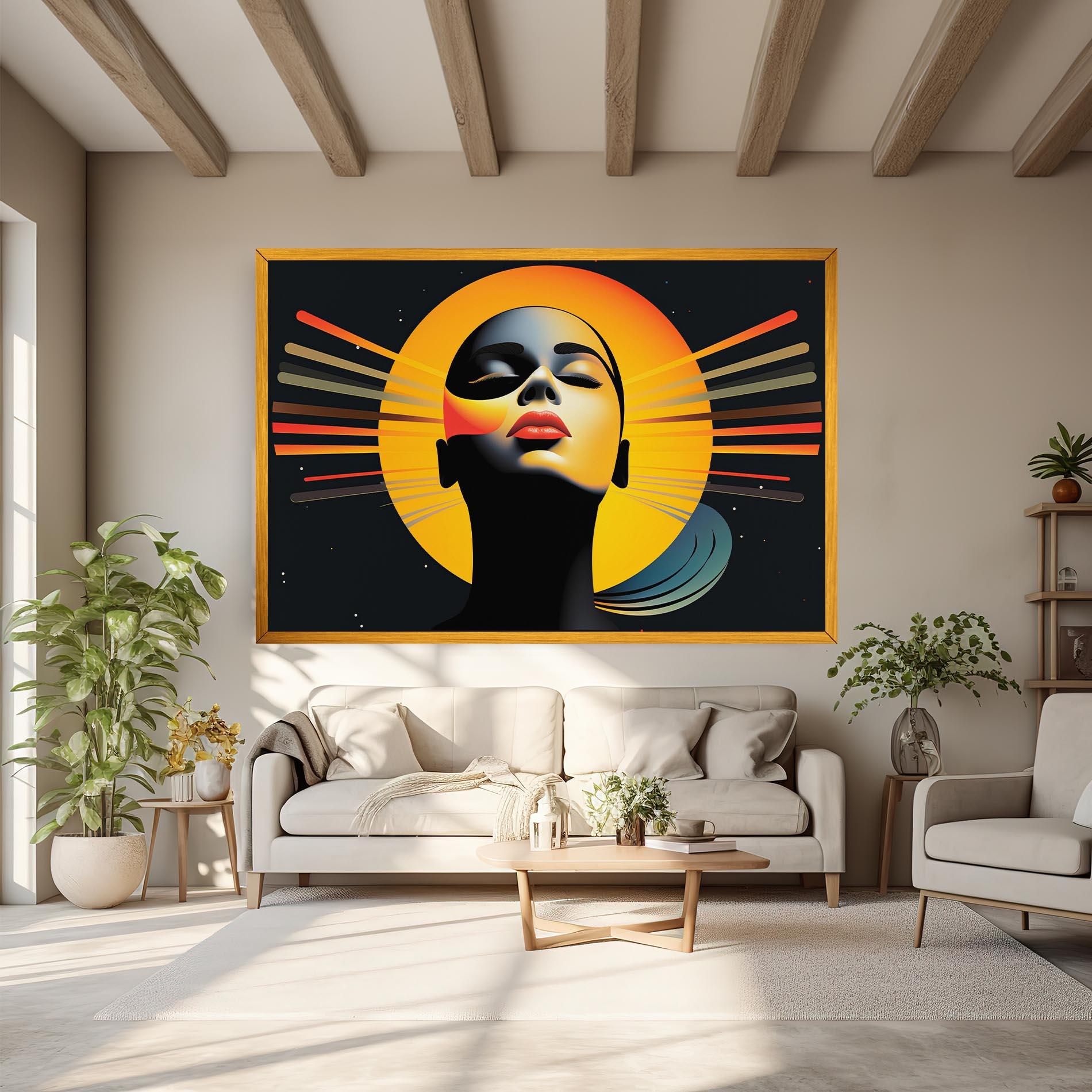 Tablou Canvas Synthetic Dreamy Profile mockup 6