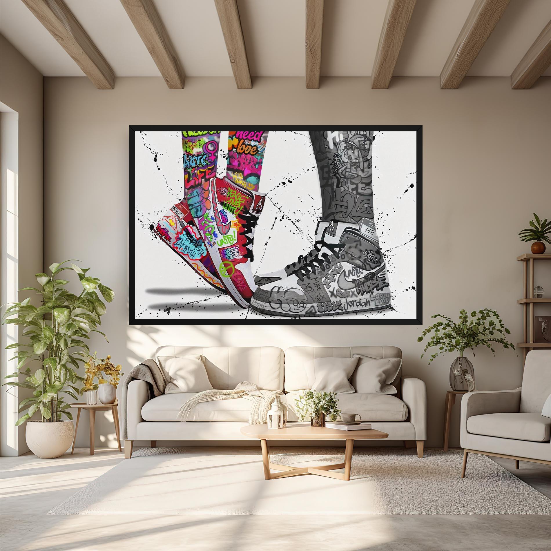 Tablou Canvas Love On My Toes mockup 6