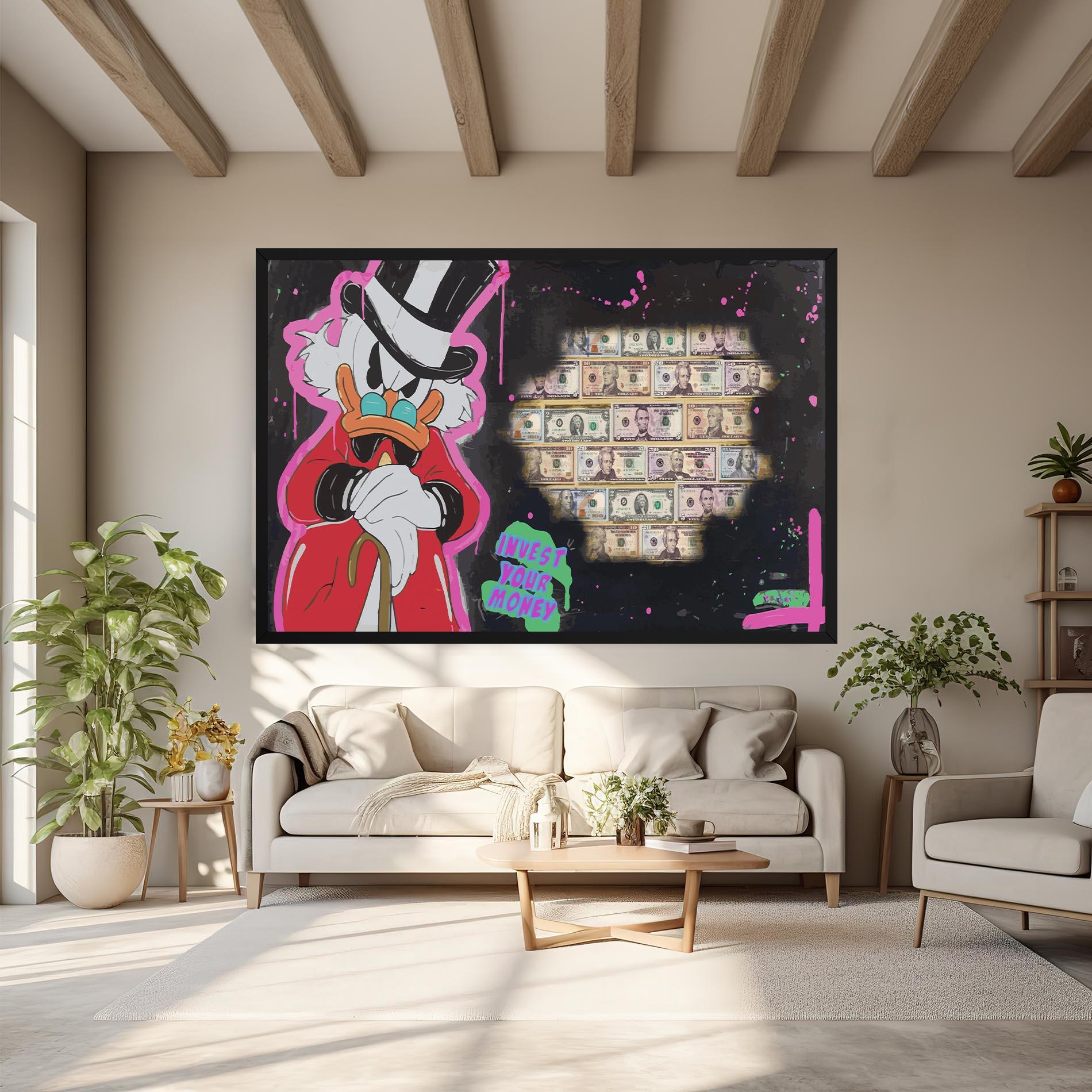 Tablou Canvas Money Advice mockup 6