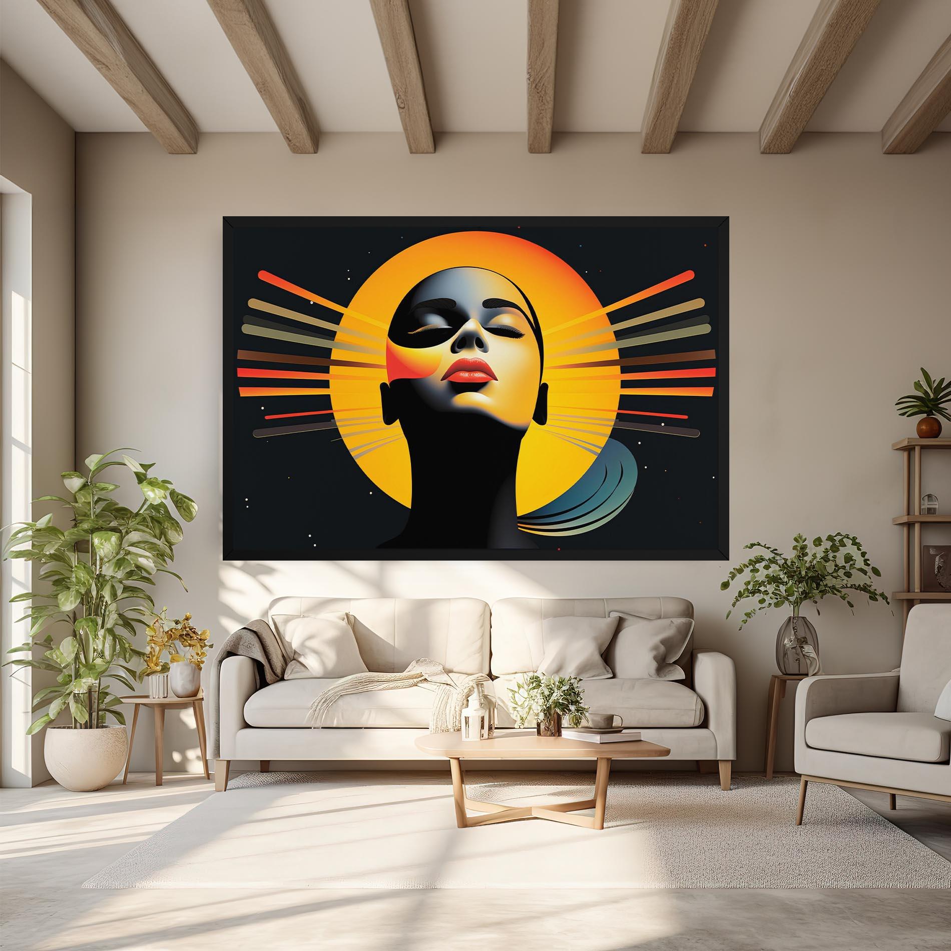 Tablou Canvas Synthetic Dreamy Profile mockup 6