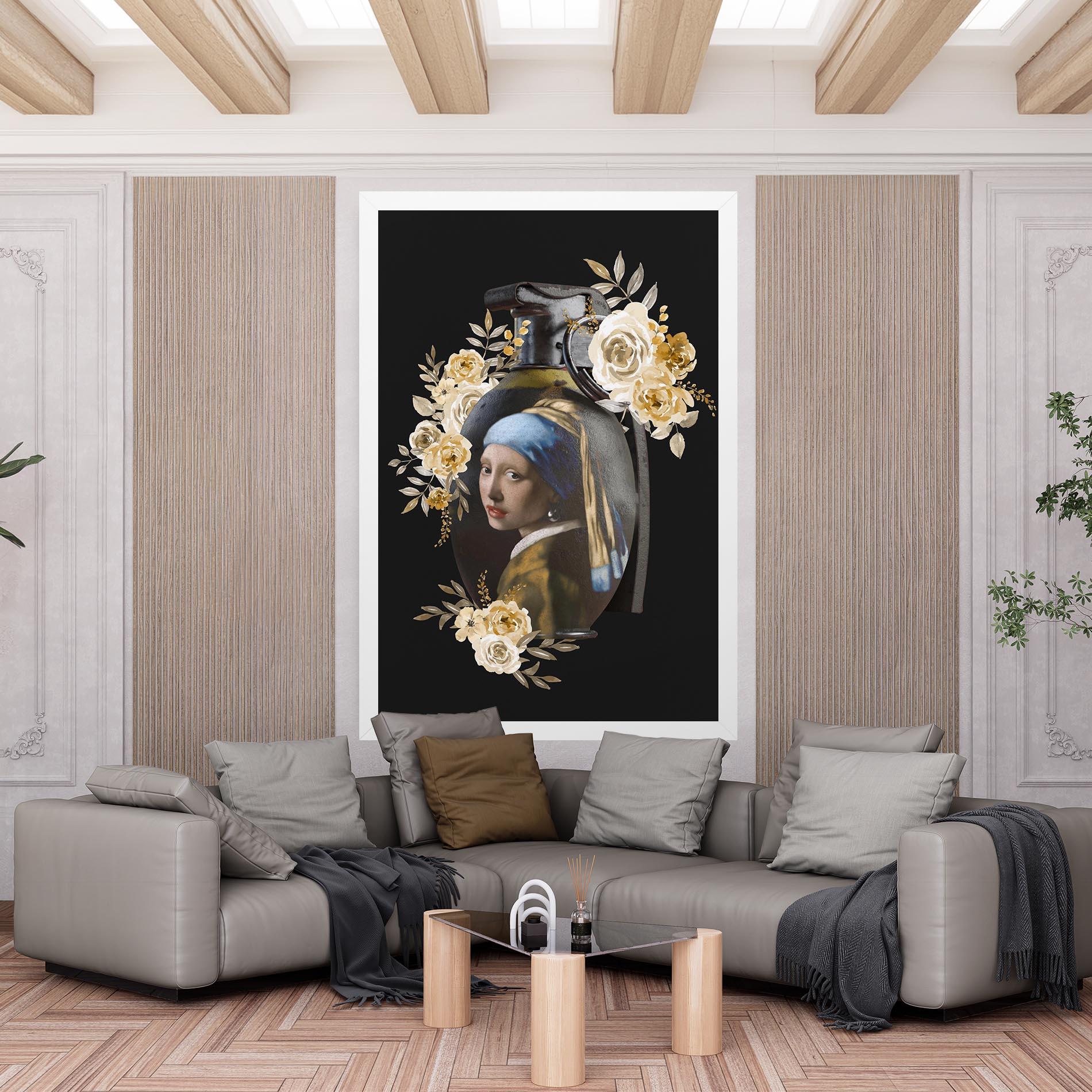 Tablou Canvas A Girl Is A Grenade mockup 6