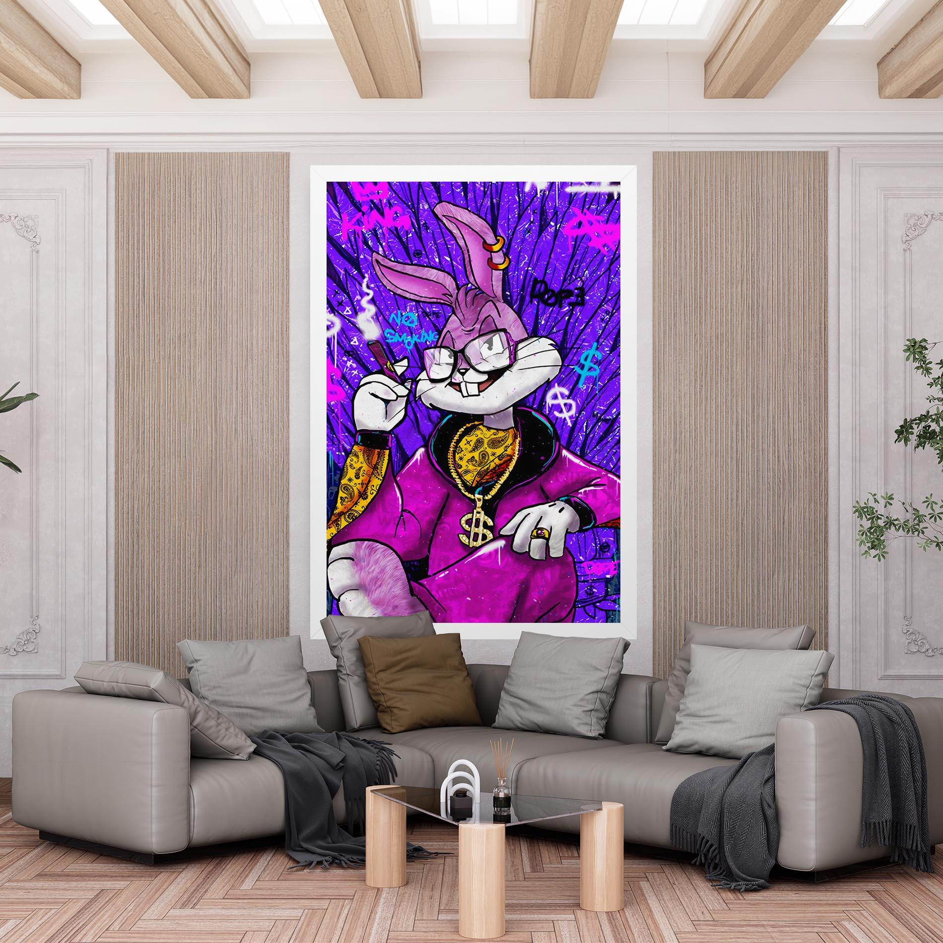 Tablou Canvas Boss Buny mockup 6