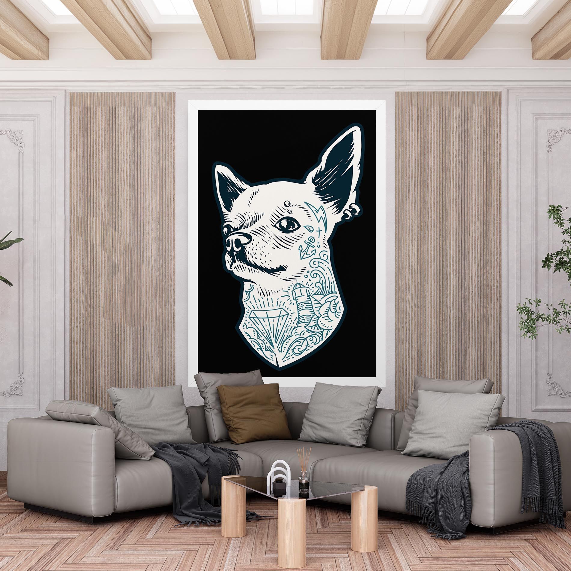 Chihuahua Tattoo mockup 6