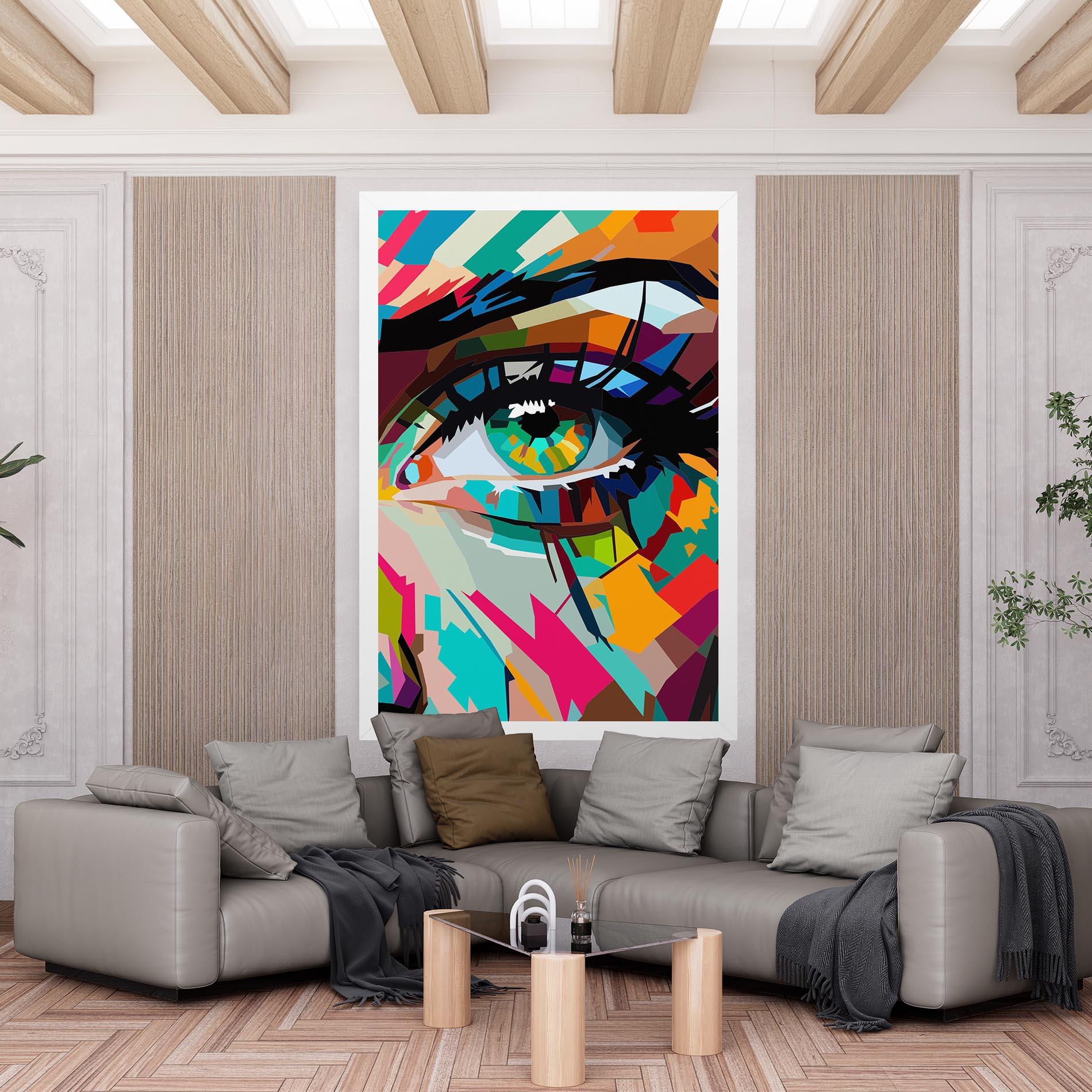Tablou Canvas Colorful Eye mockup 6