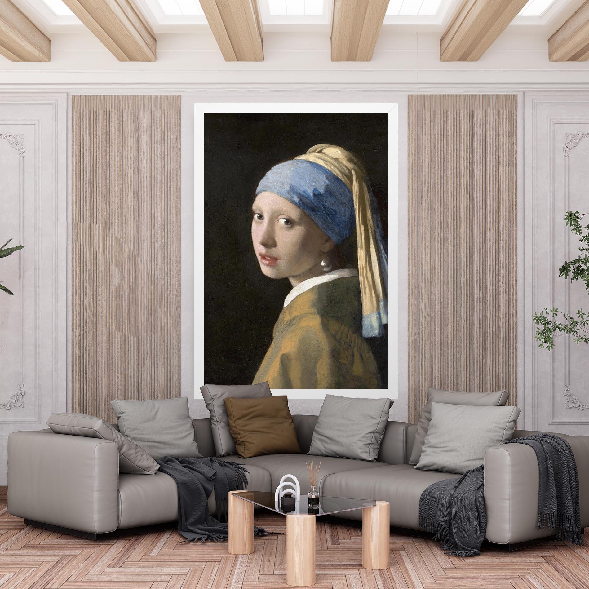 Tablou Canvas Girl With A Pearl mockup 6