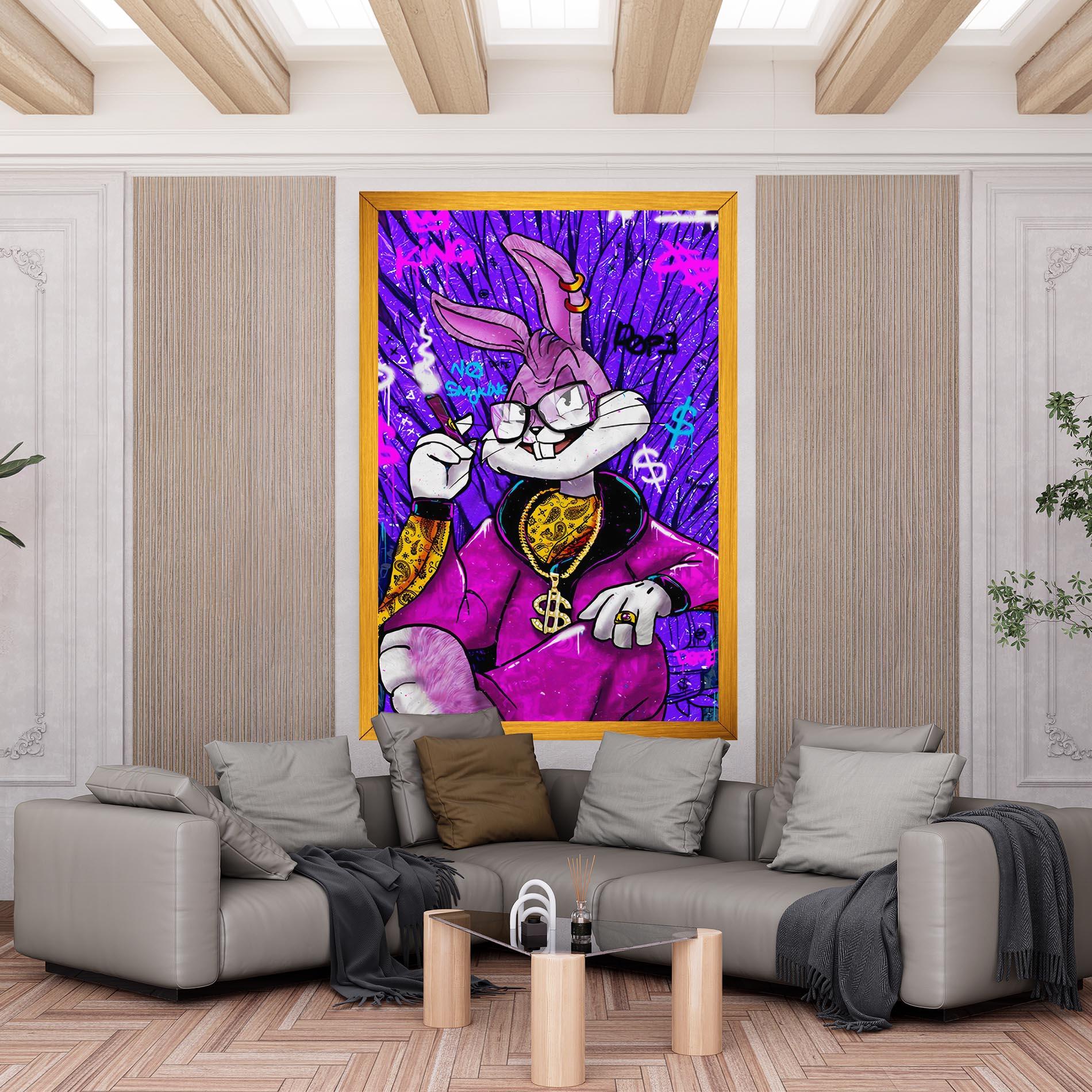 Tablou Canvas Boss Buny mockup 6