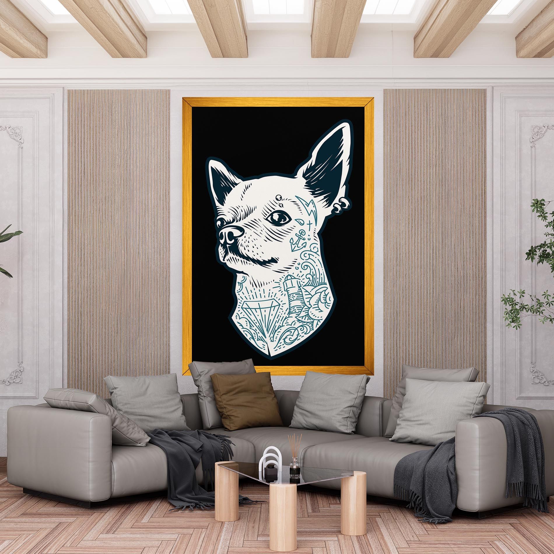Chihuahua Tattoo mockup 6