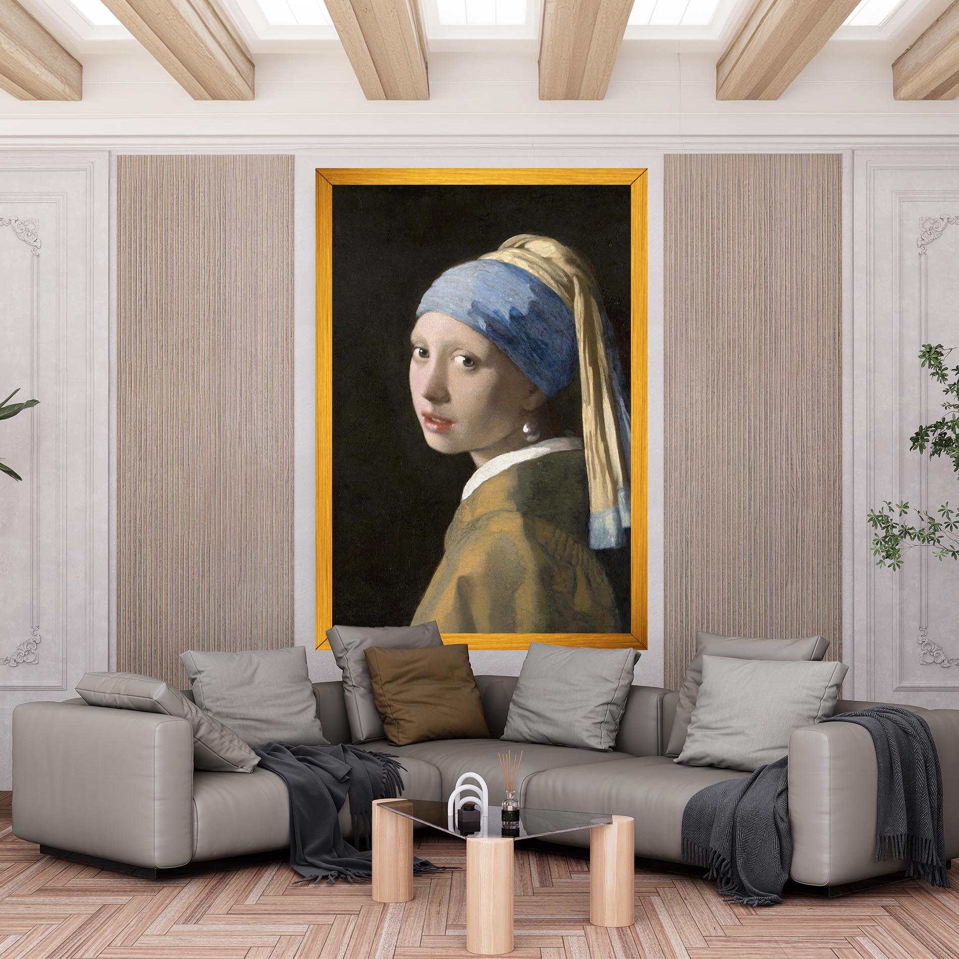 Tablou Canvas Girl With A Pearl mockup 6