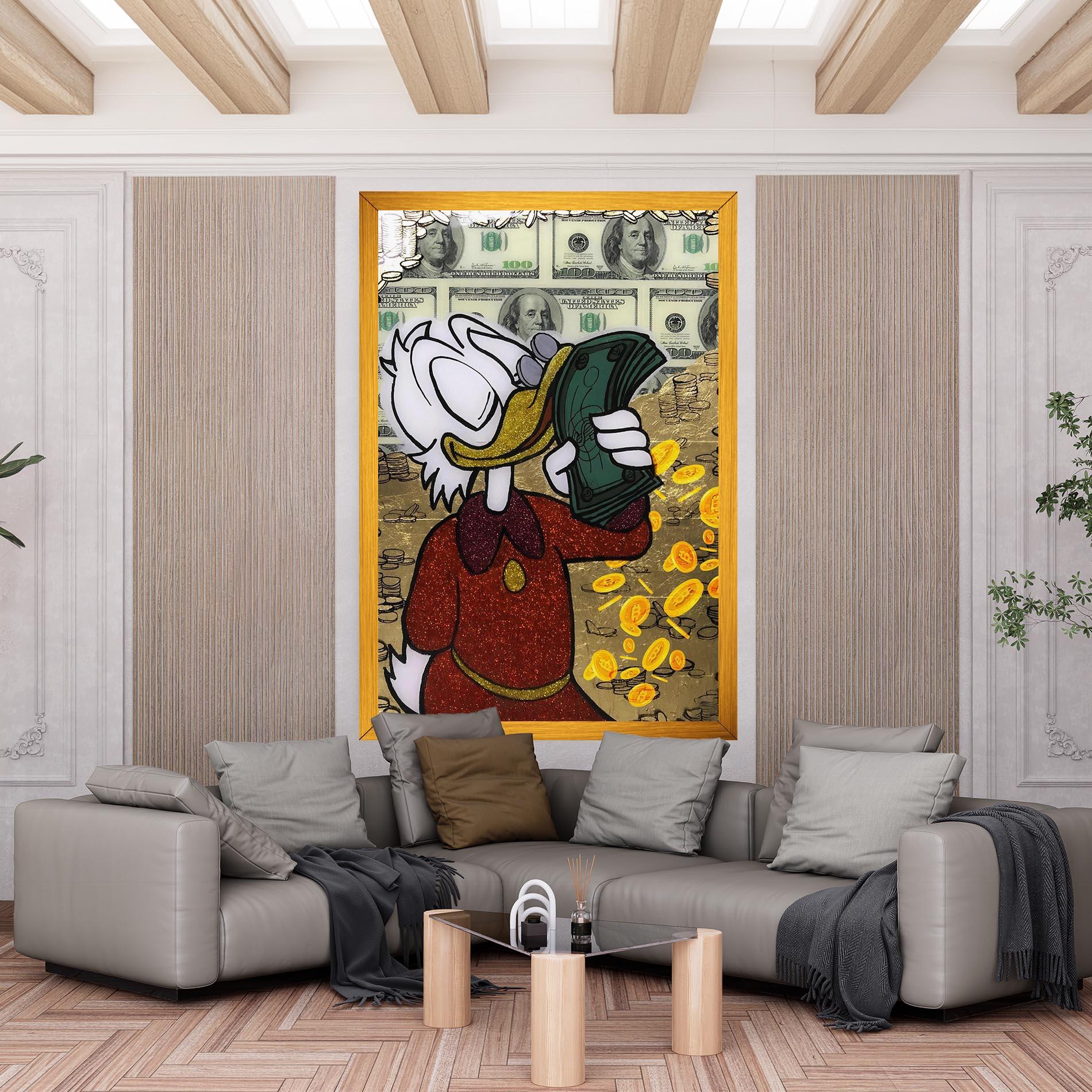 Tablou Canvas Smell Like Money mockup 6