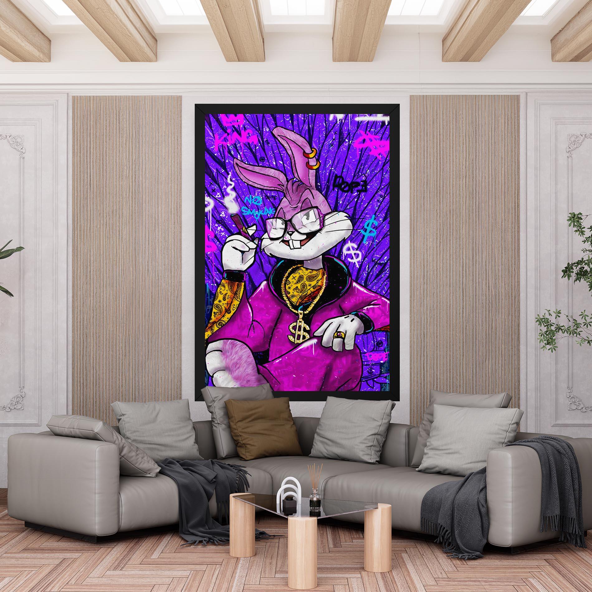 Tablou Canvas Boss Buny mockup 6