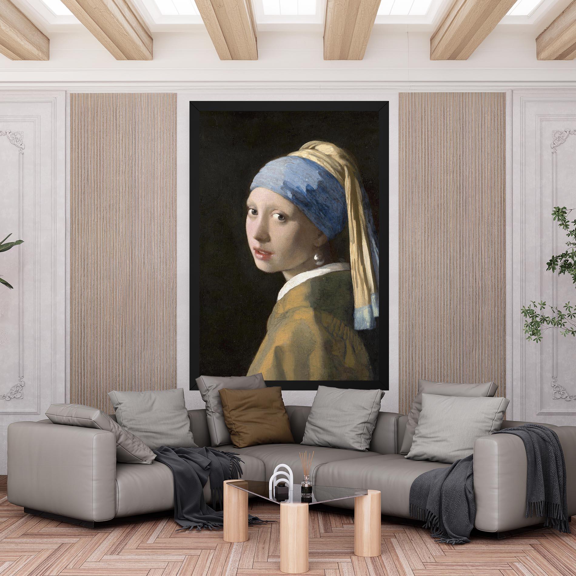 Tablou Canvas Girl With A Pearl mockup 6