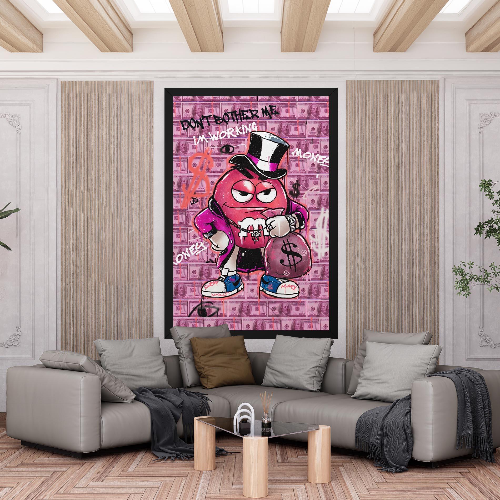 Tablou Canvas Give Me Your Money mockup 6