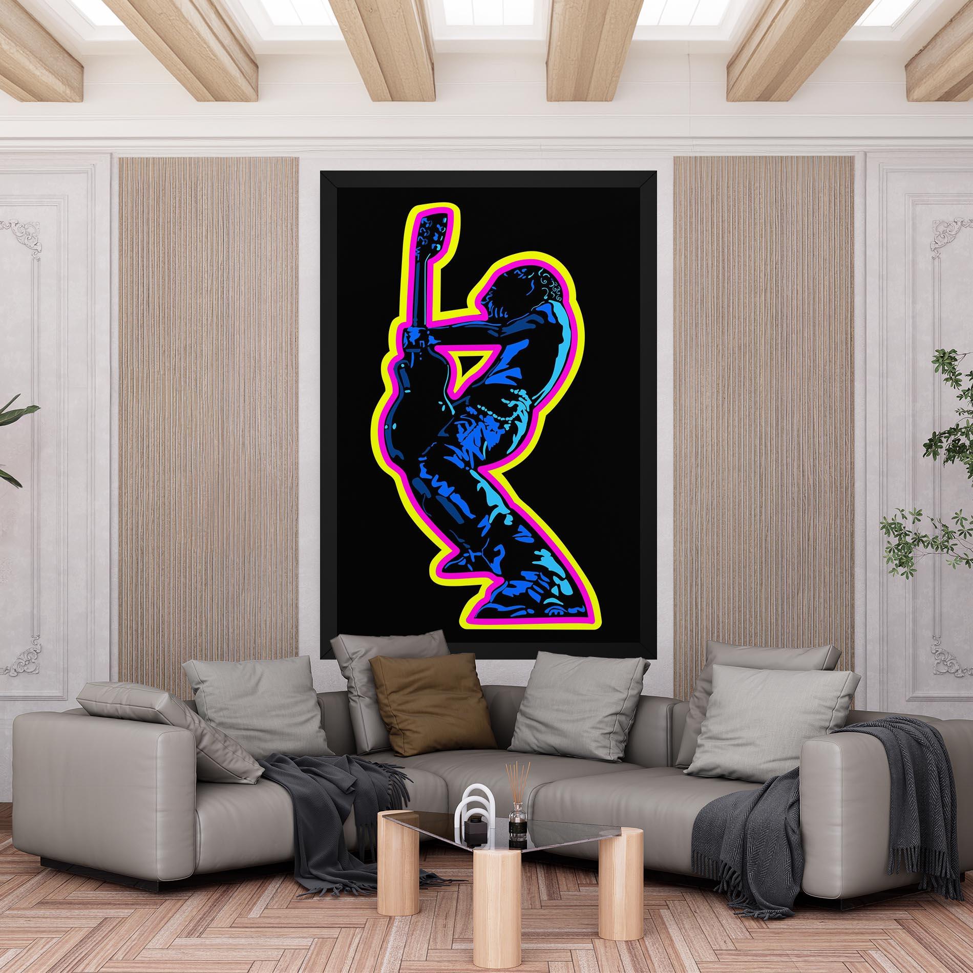 Tablou Canvas Guitarist Art mockup 6