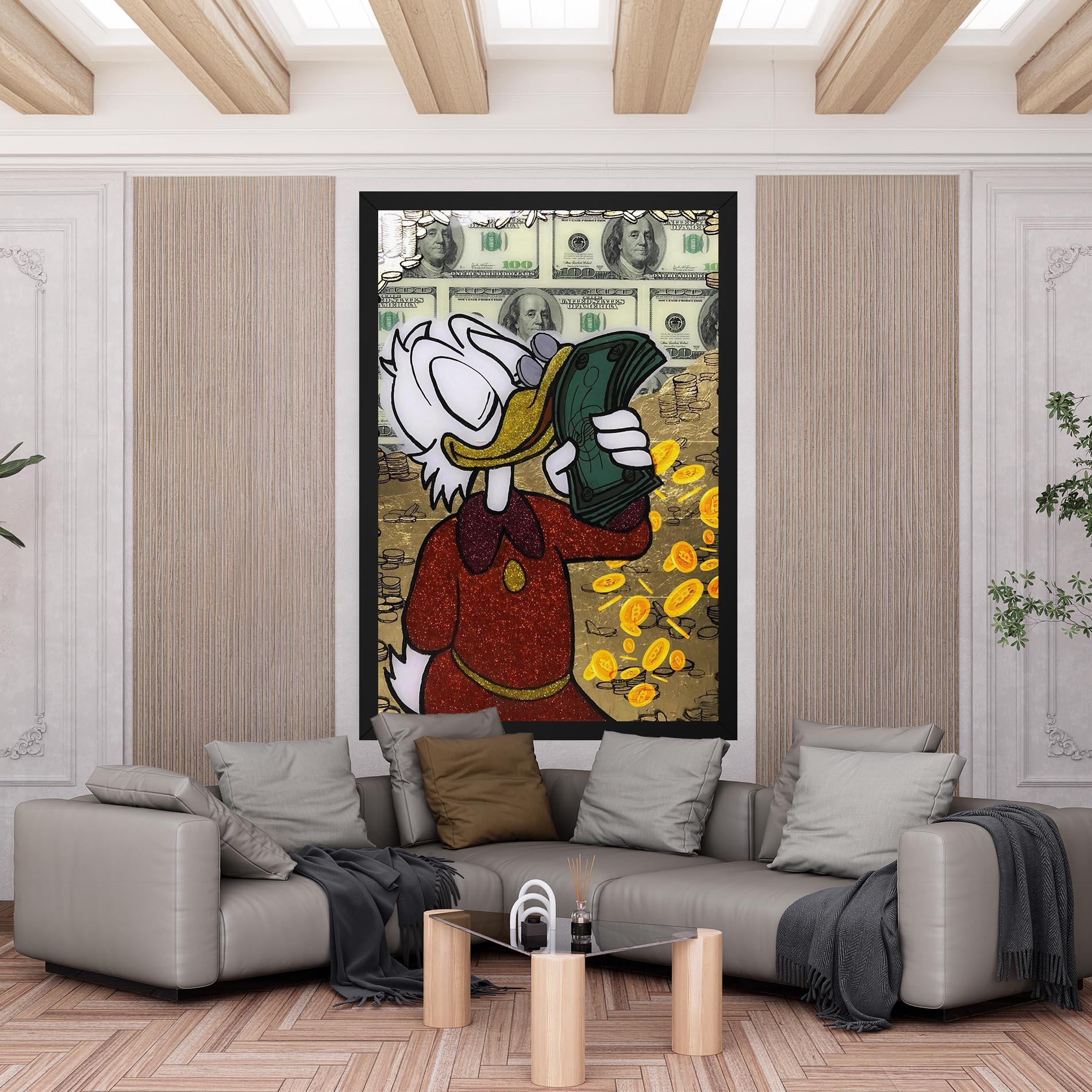 Tablou Canvas Smell Like Money mockup 6