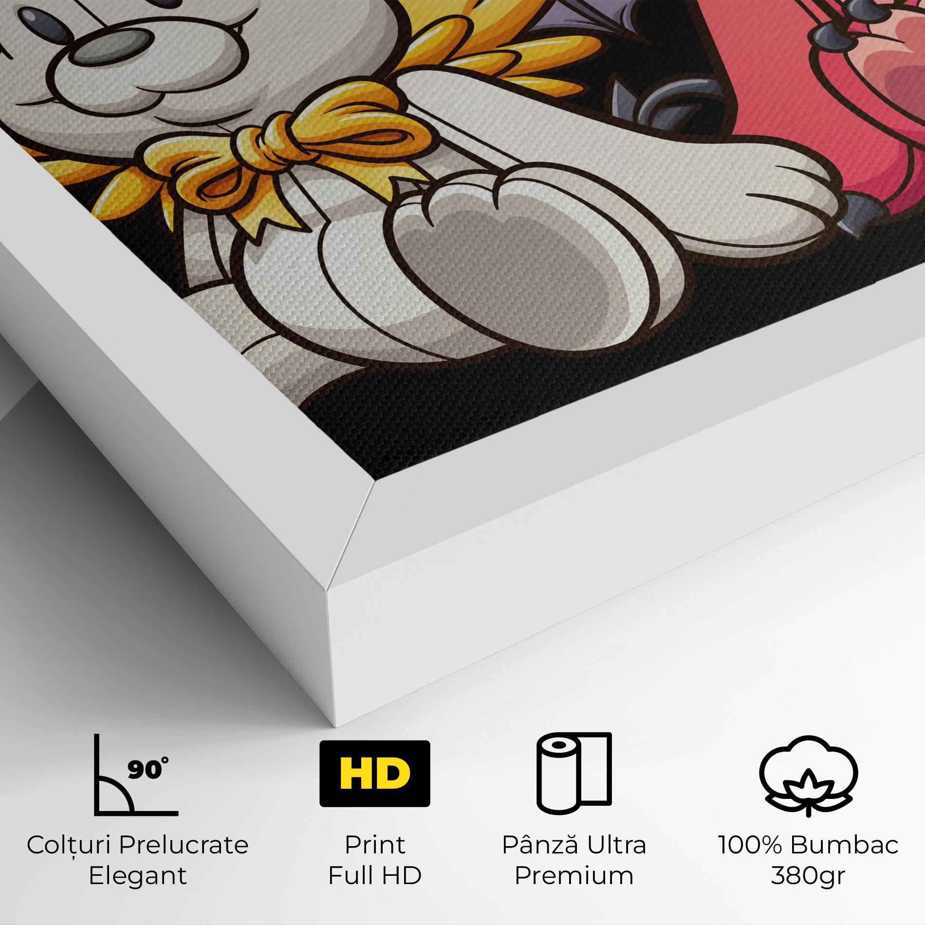 Tablou Canvas Angel Bear mockup 4