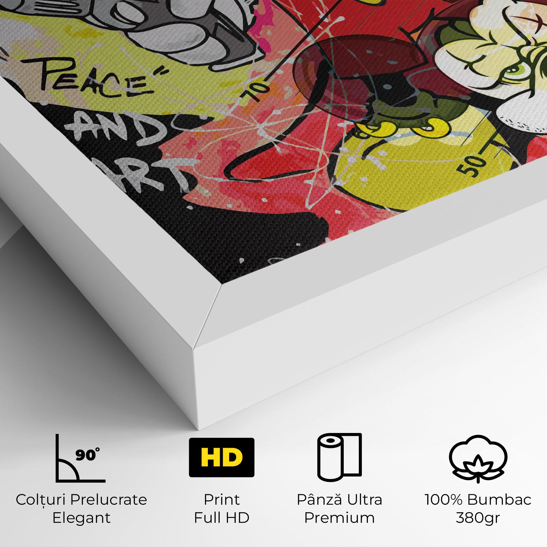 Tablou Canvas Gangsta Mickey mockup 4